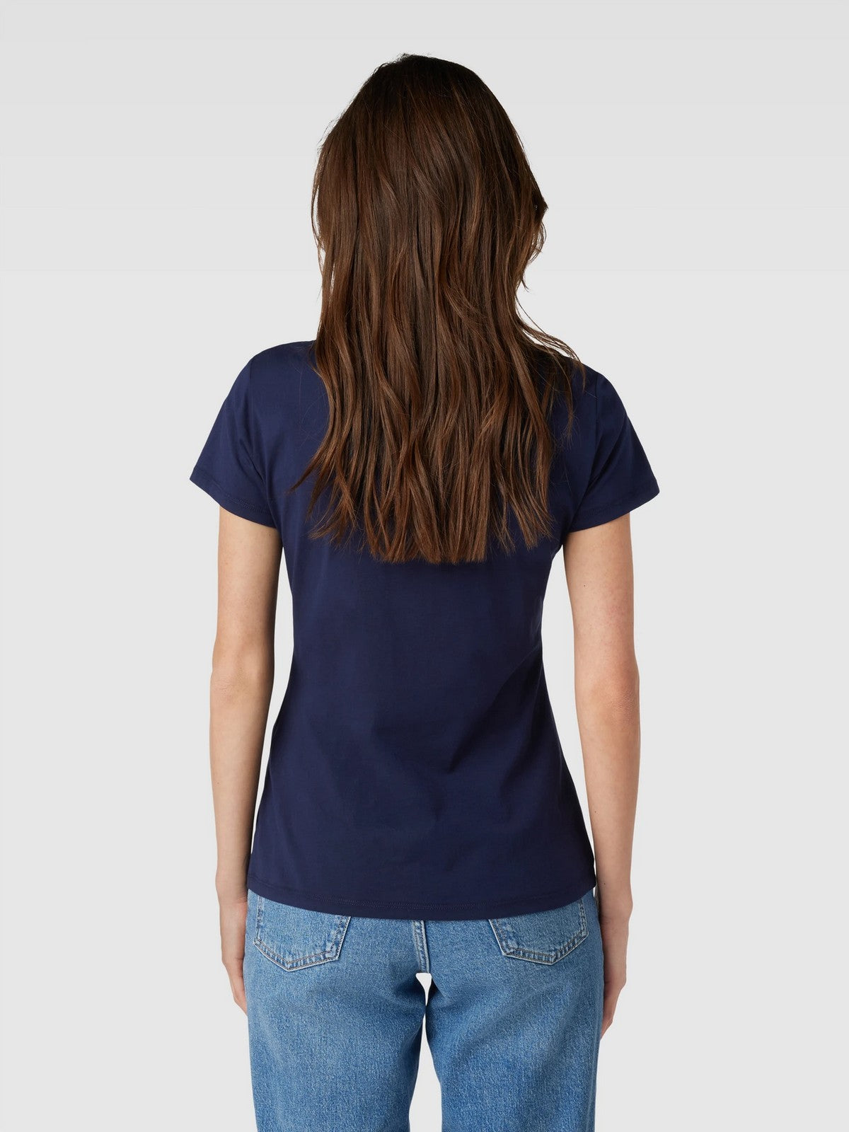 Liu Jo White T-Shirt und Pole Frau M4066J5904 N9339 Blau