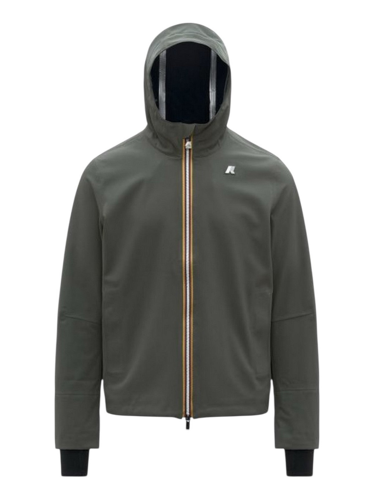 K-WAY Giubbino Uomo Jacko bonded K6131BW AF0 GREEN BLACKISH  - BL