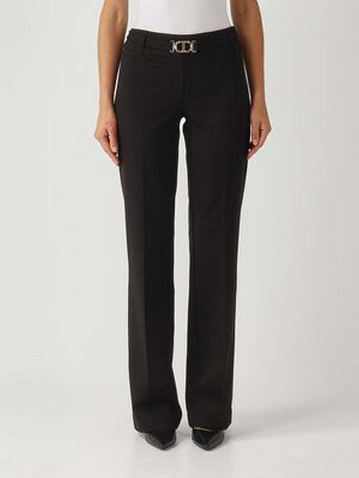 TWINSET Pantalone Donna CREPE SUIT 252TP2591 00006 Nero gioboutiqueweb