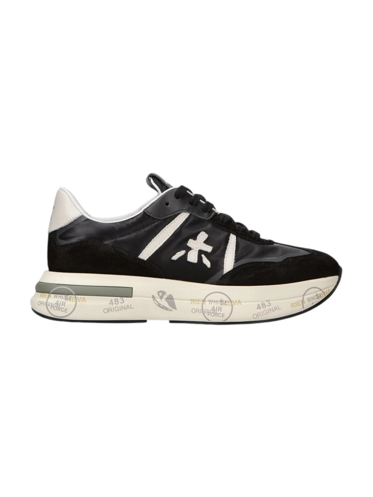 PREMIATA Sneaker Donna  CASSIE VAR 6471 Nero gioboutiqueweb