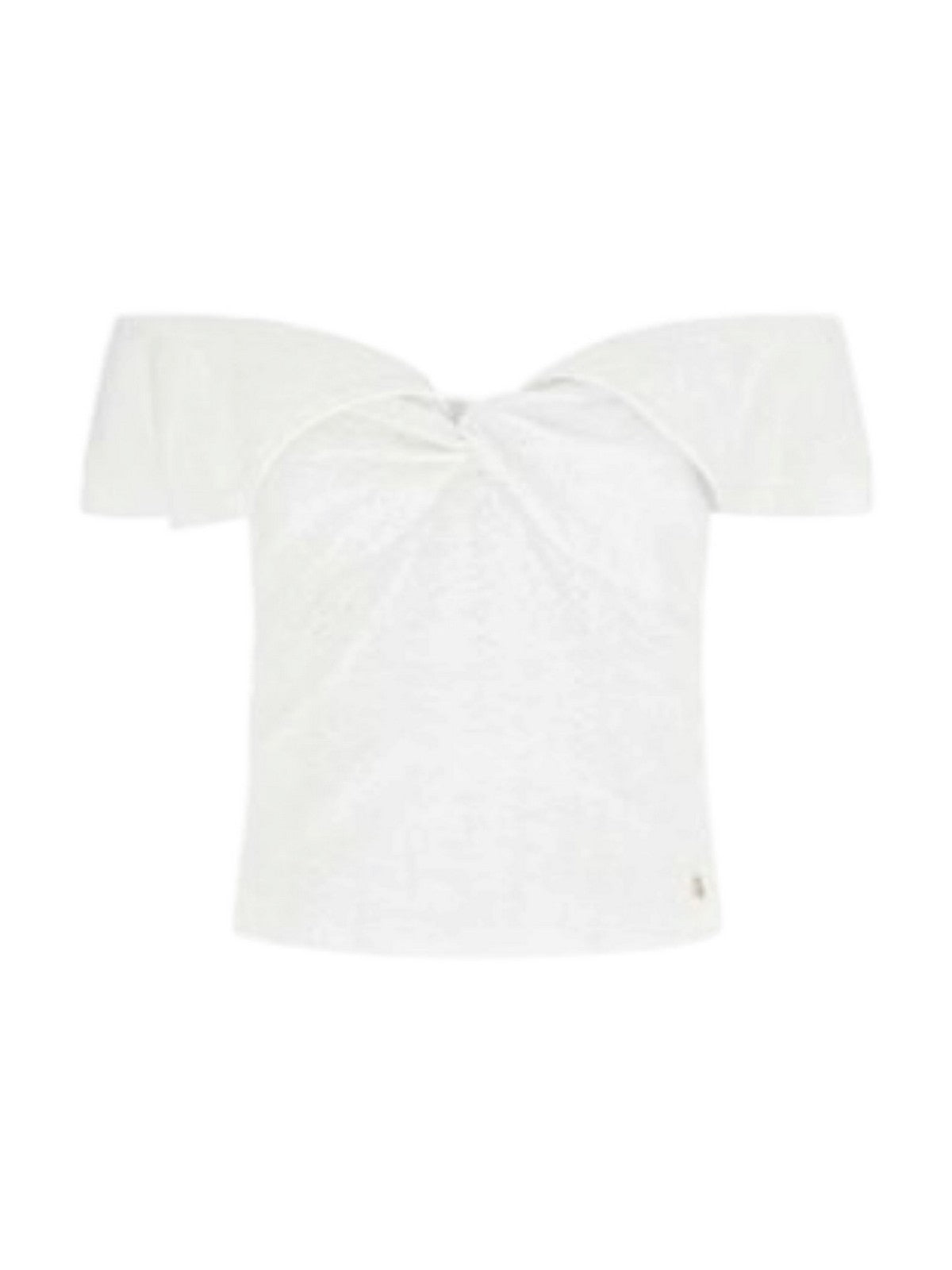 GUESS Top Donna OFF SHOULDER TEODOLINDA TOP W6GP23 K3106 G011 PURE WHITE