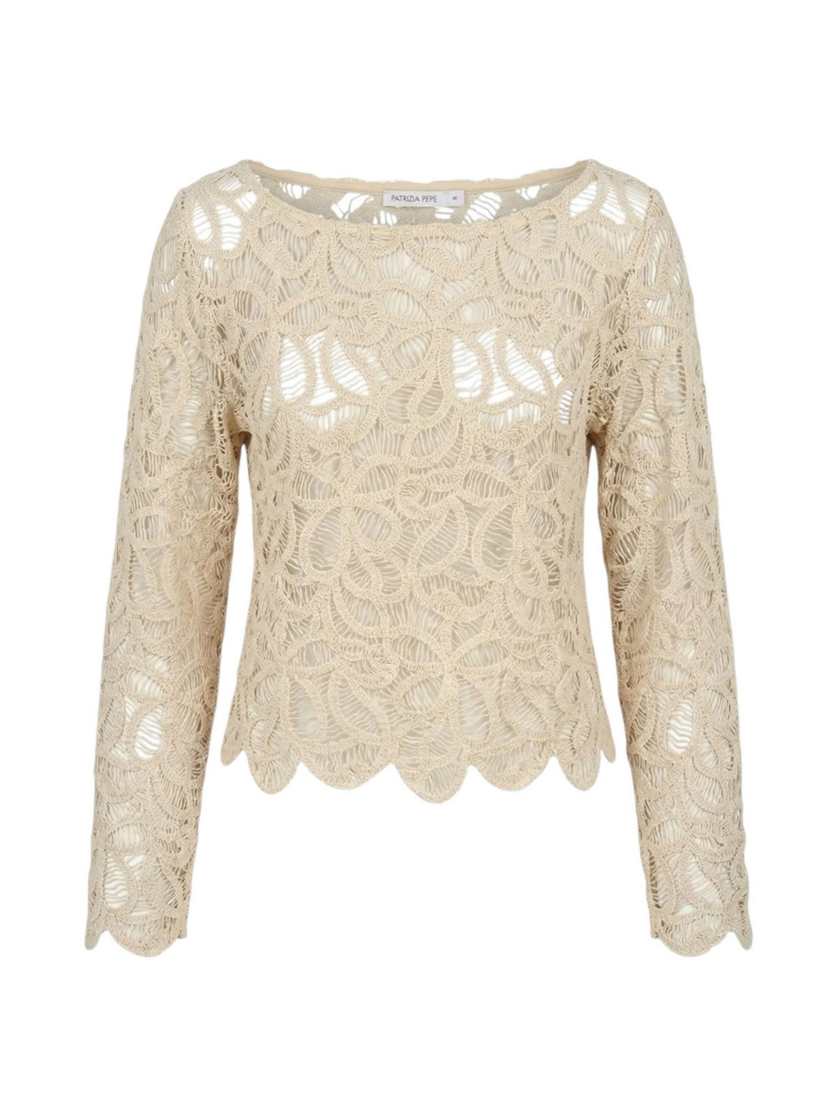 PATRIZIA PEPE Maglia Donna  2M4560 A774 B891 NATURAL SAND