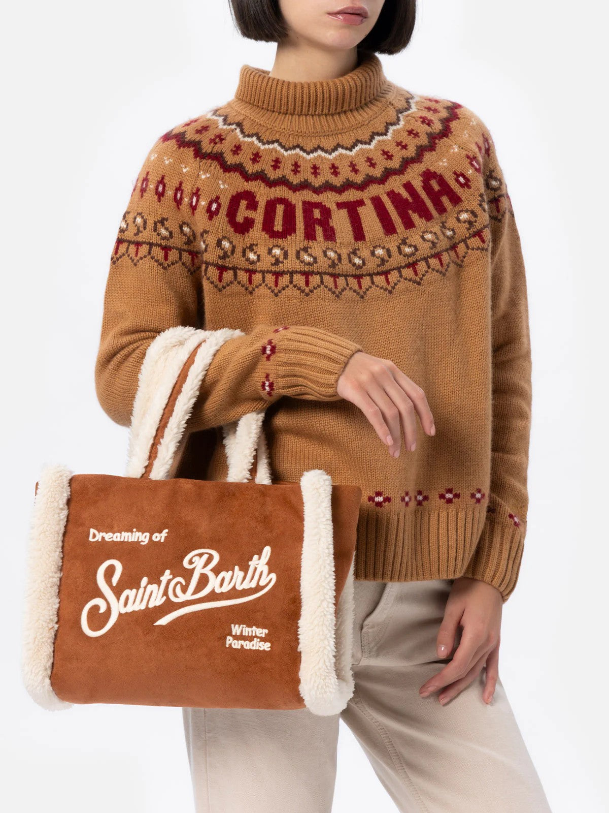MC2 SAINT BARTH Borsa Donna  COLETTE SHEARLING 00486I 1910 EMB