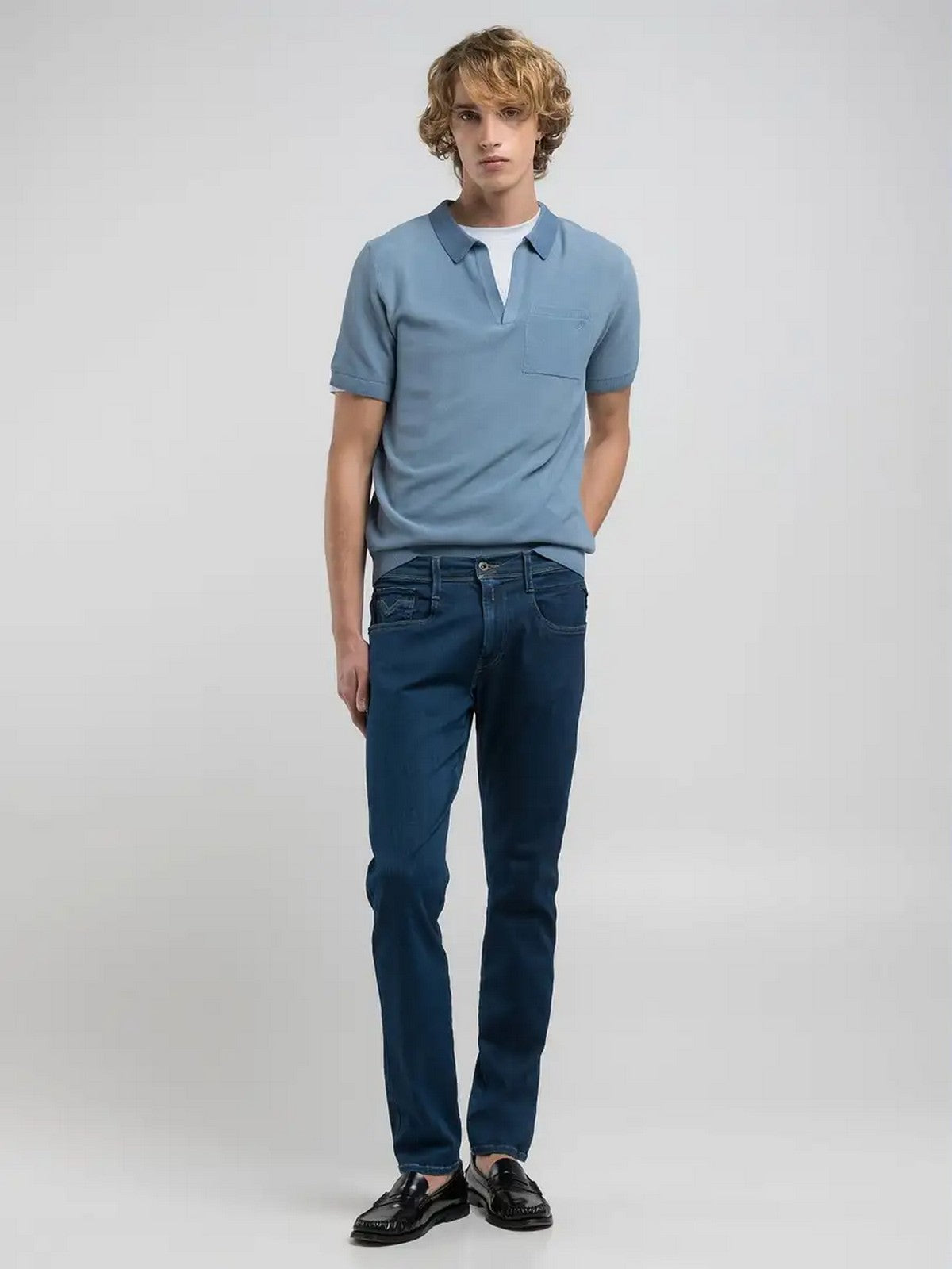 REPLAY Jeans Uomo  M914Y000661K13 007 DARK BLUE
