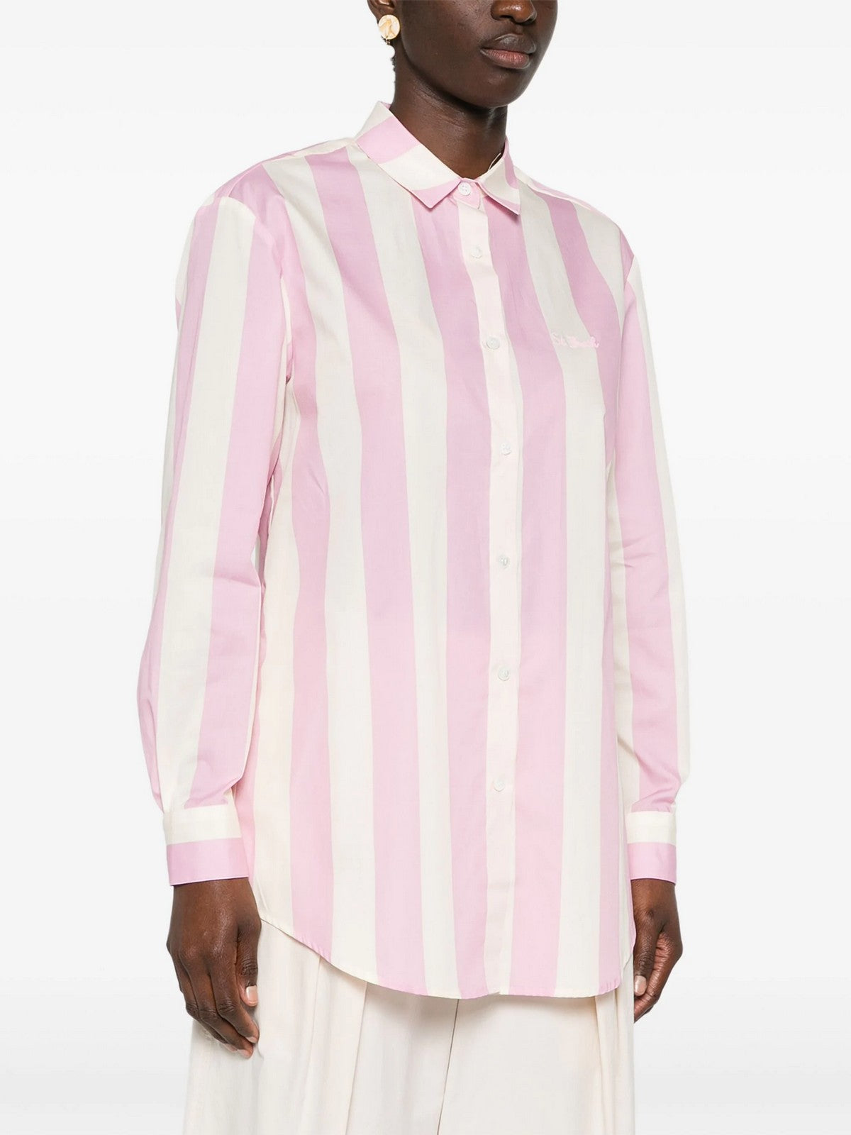 MC2 SAINT BARTH Camicia Donna  BRIGITTE 01606F Rosa gioboutiqueweb