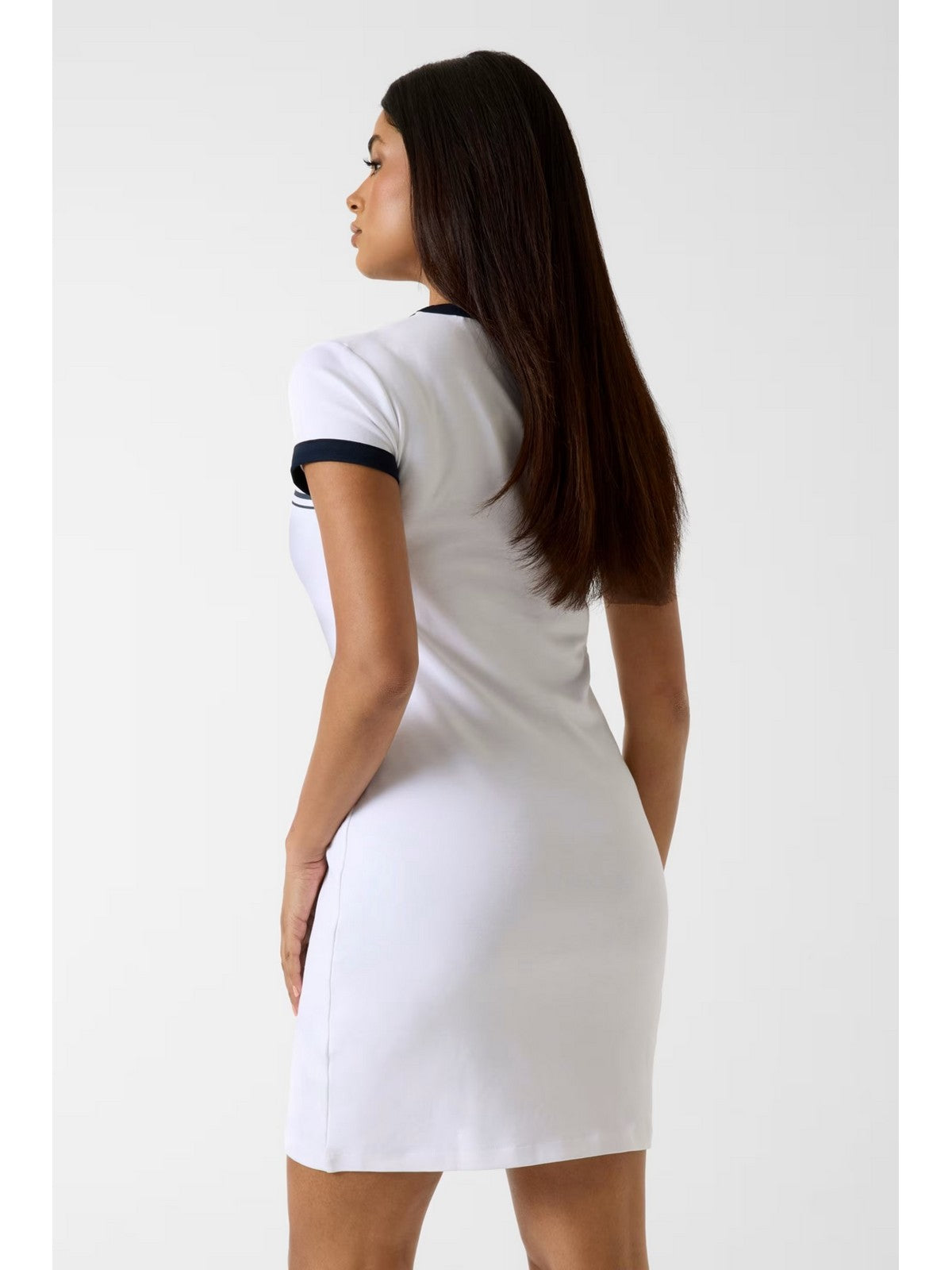 GUESS SPORT Abito Donna MILA SS SHORT DRESS V6GK05 K2988 G011 PURE WHITE