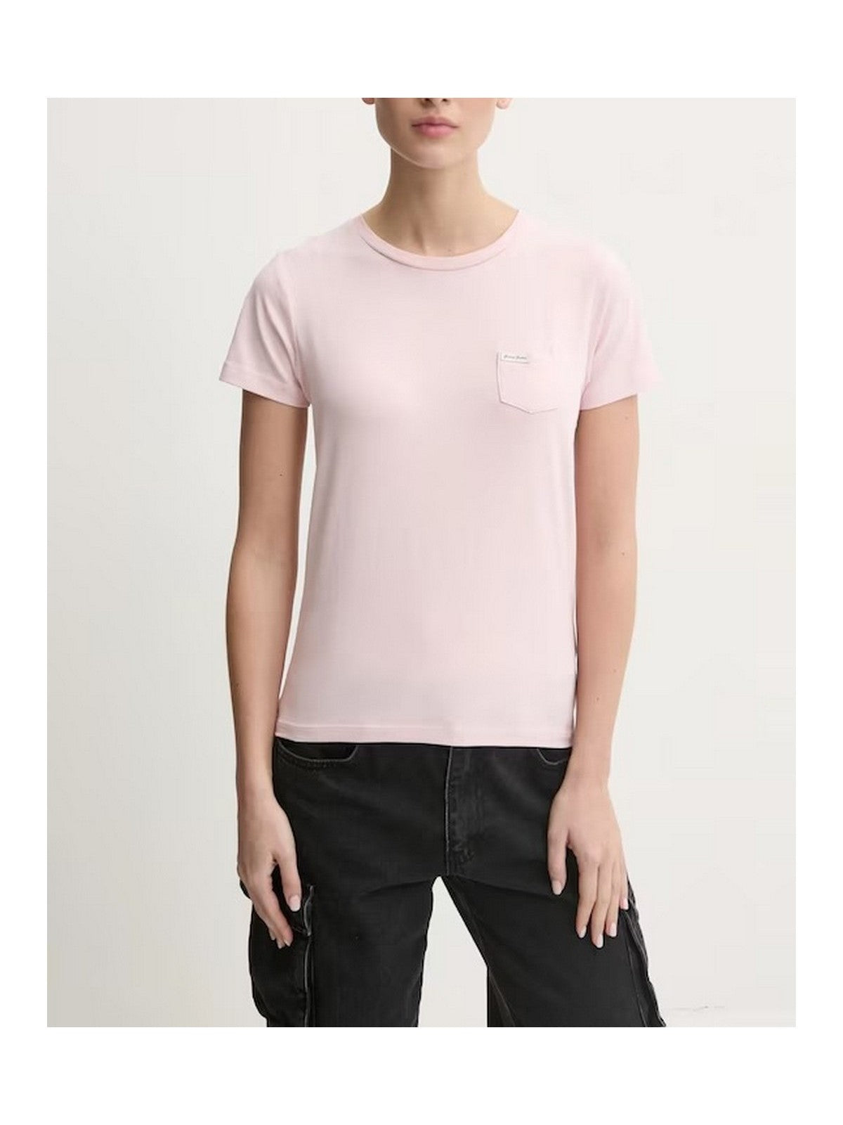 GUESS T-shirt Donna GJ SS SLIM PKT TEE W5RI52 J1314 G65F SOFT ROSE gioboutiqueweb