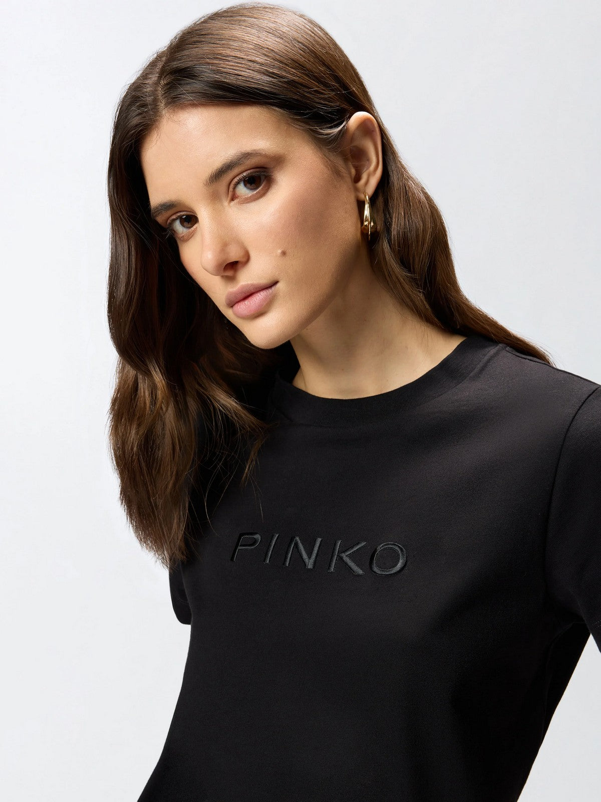 PINKO T-shirt Donna START T-SHIRT 101752-A339 Z99 NERO LIMOUSINE gioboutiqueweb
