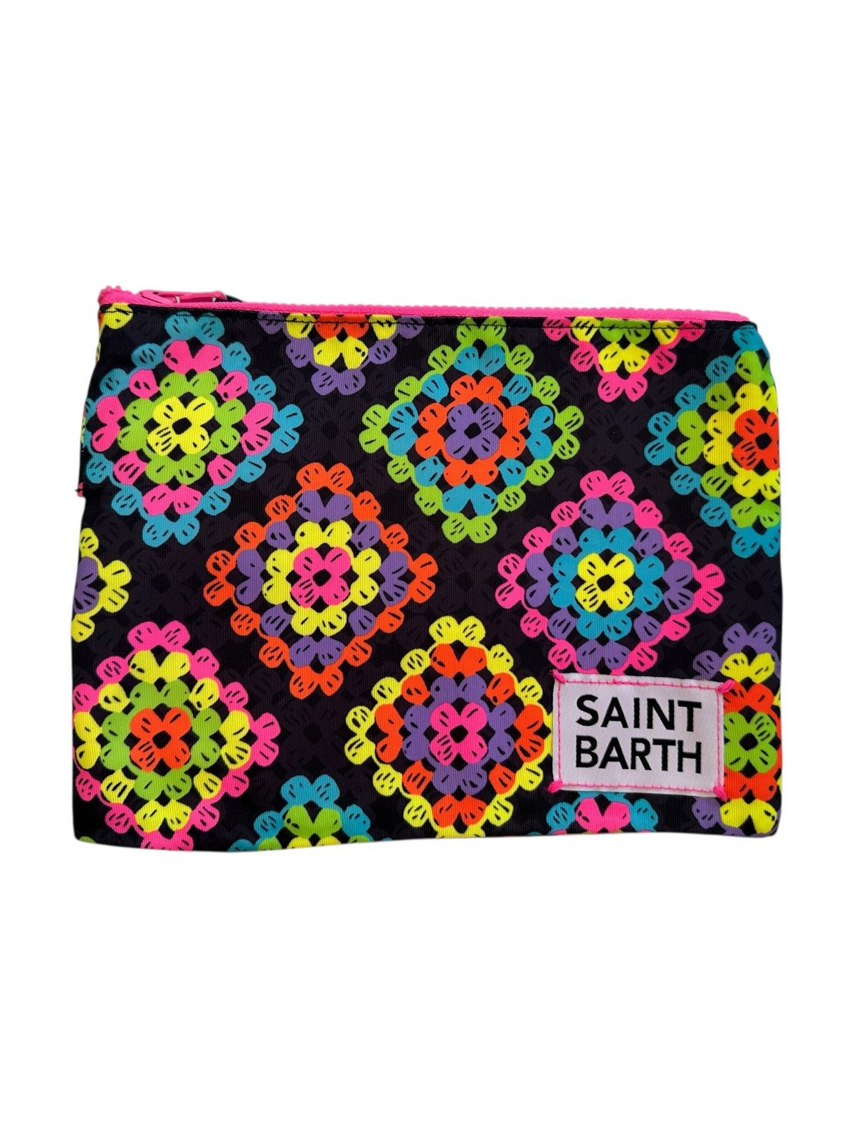 MC2 SAINT BARTH Pochette Donna  PAREASY 04198D FANTASY CROCHET FLUO 25 gioboutiqueweb