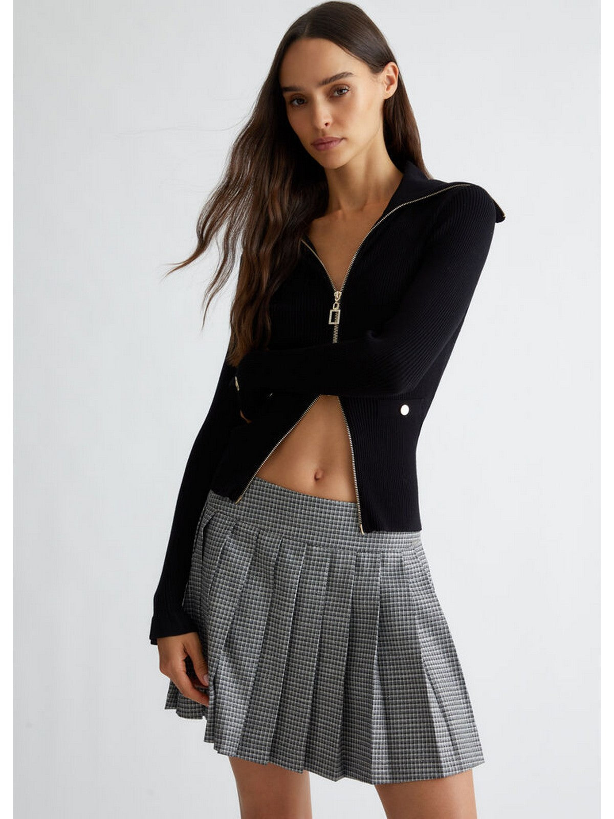 LIU JO WHITE Cardigan Donna  WF4013MS99E 22222 Nero gioboutiqueweb