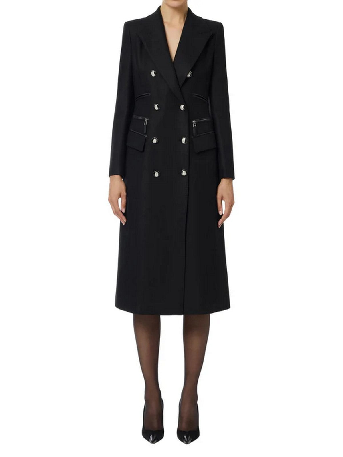 ELISABETTA FRANCHI Cappotto Donna  CP01056E2 110 Nero