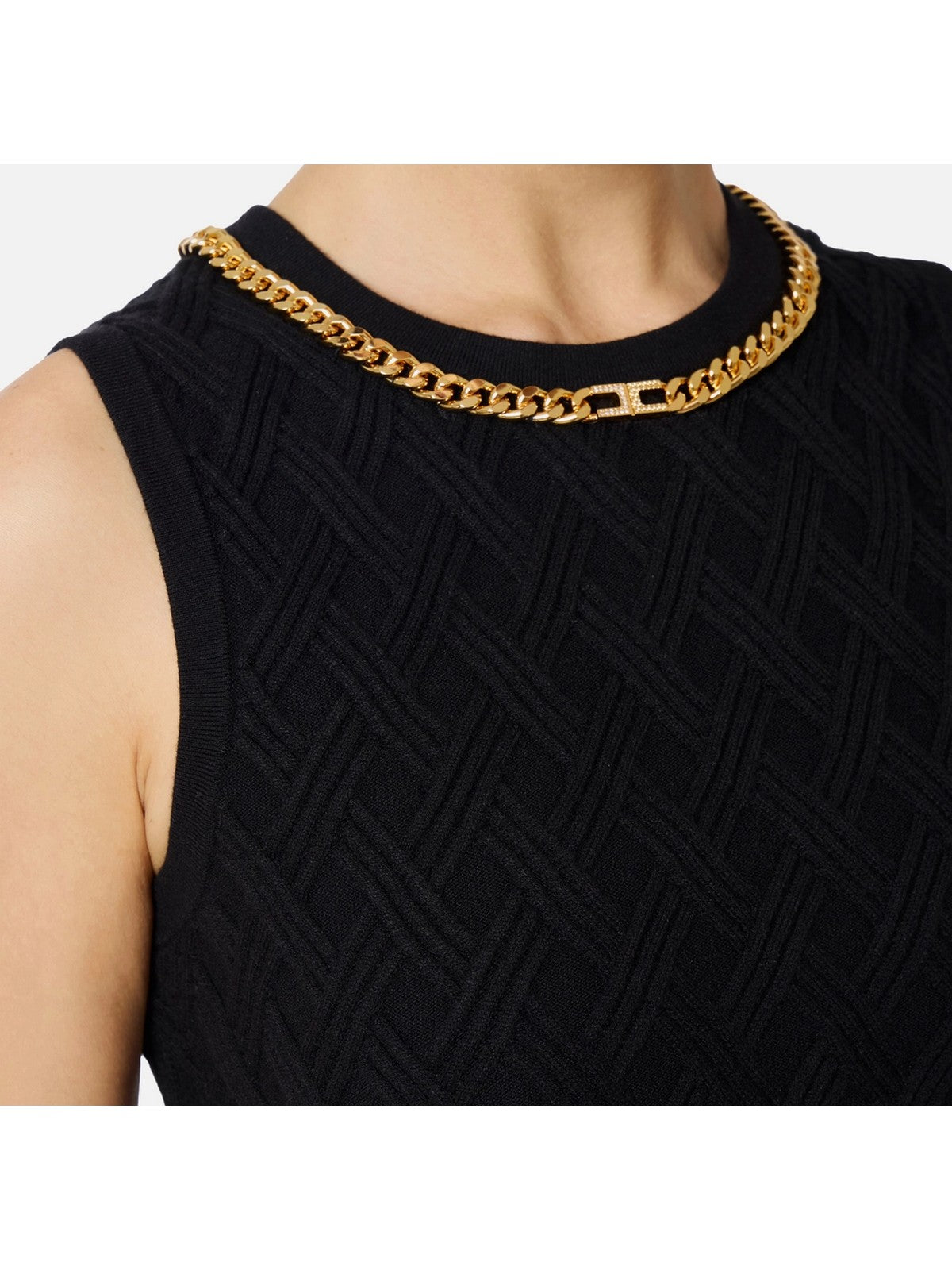 ELISABETTA FRANCHI Top Donna  TK60B56E2 110 Nero gioboutiqueweb