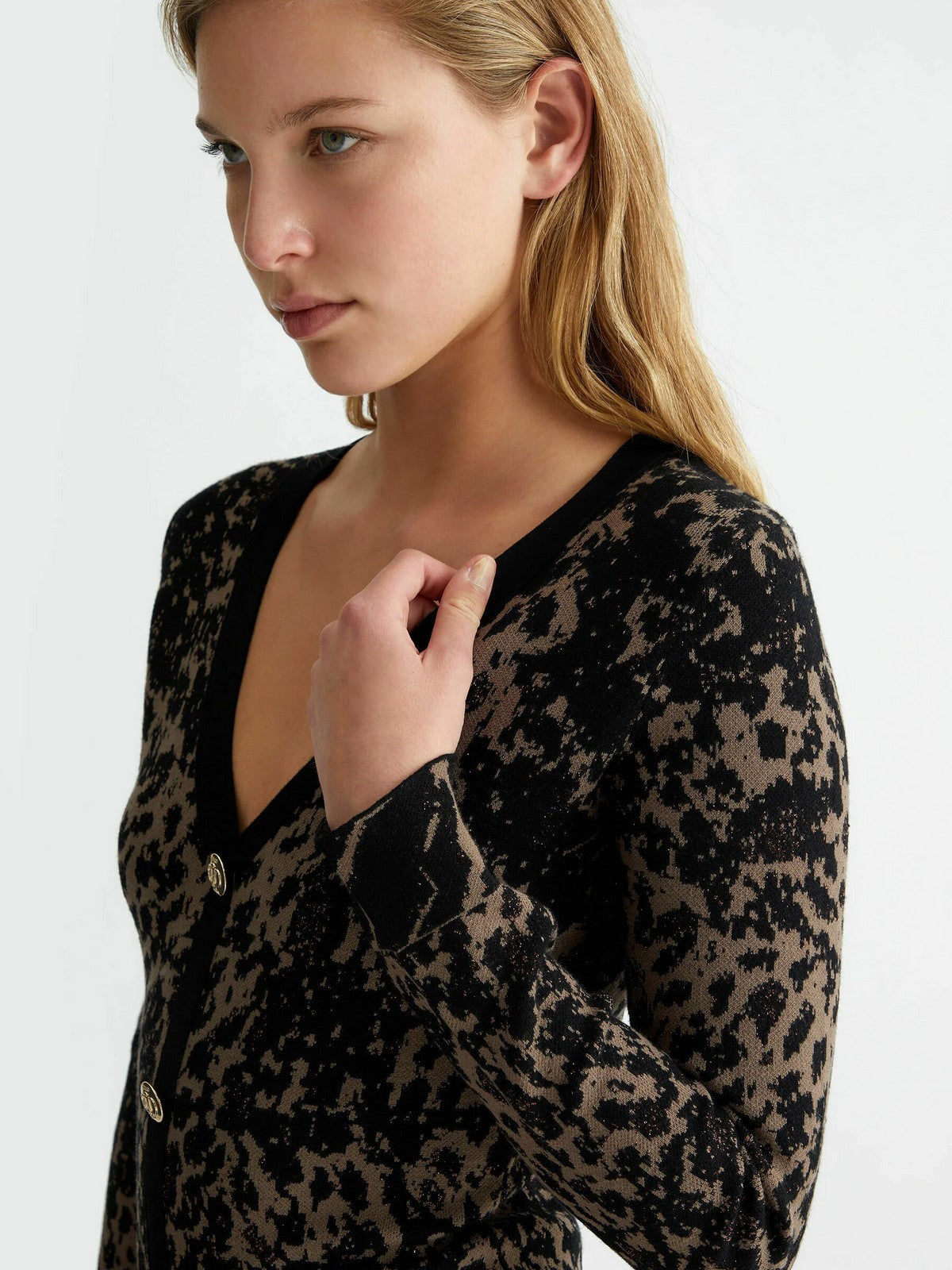 LIU JO BLACK Abito Donna  CF4431MA95H N9851 Marrone gioboutiqueweb