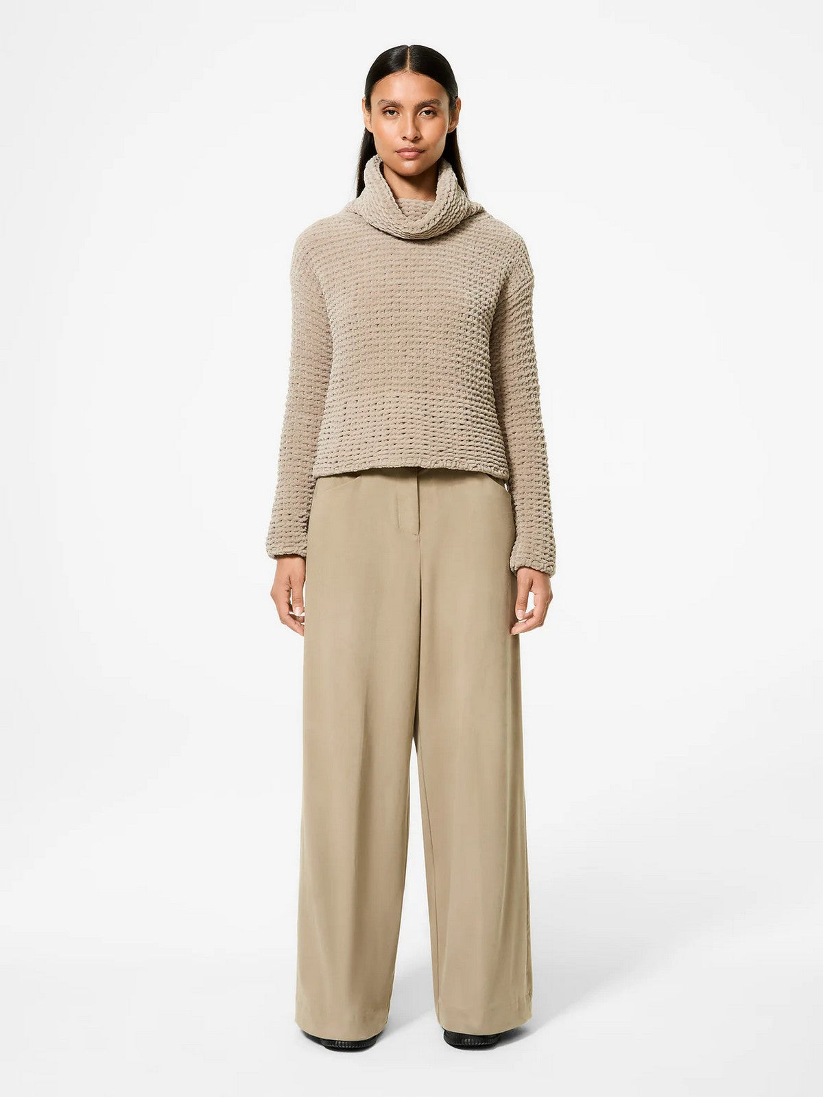 RRD Maglione dolcevita Donna cinematt turtleneck wom knit87 W25659 87 87 TABACCO