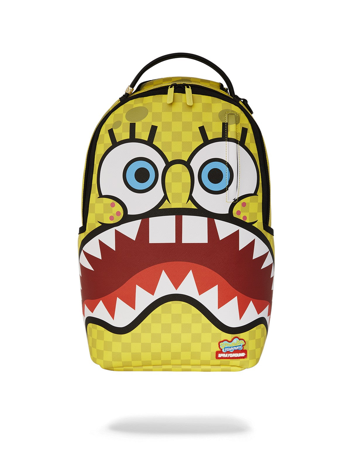 SPRAYGROUND Zaino Uomo SPONGEBOB CHECKERBOB DLXSV BACKPACK 910B7011NSZ GIALLO gioboutiqueweb