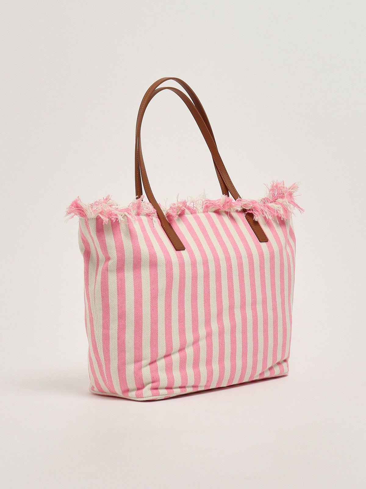 MC2 SAINT BARTH Borsa Donna  CITY BAG FRINGE 01764L HB STRIPES 21 EMB