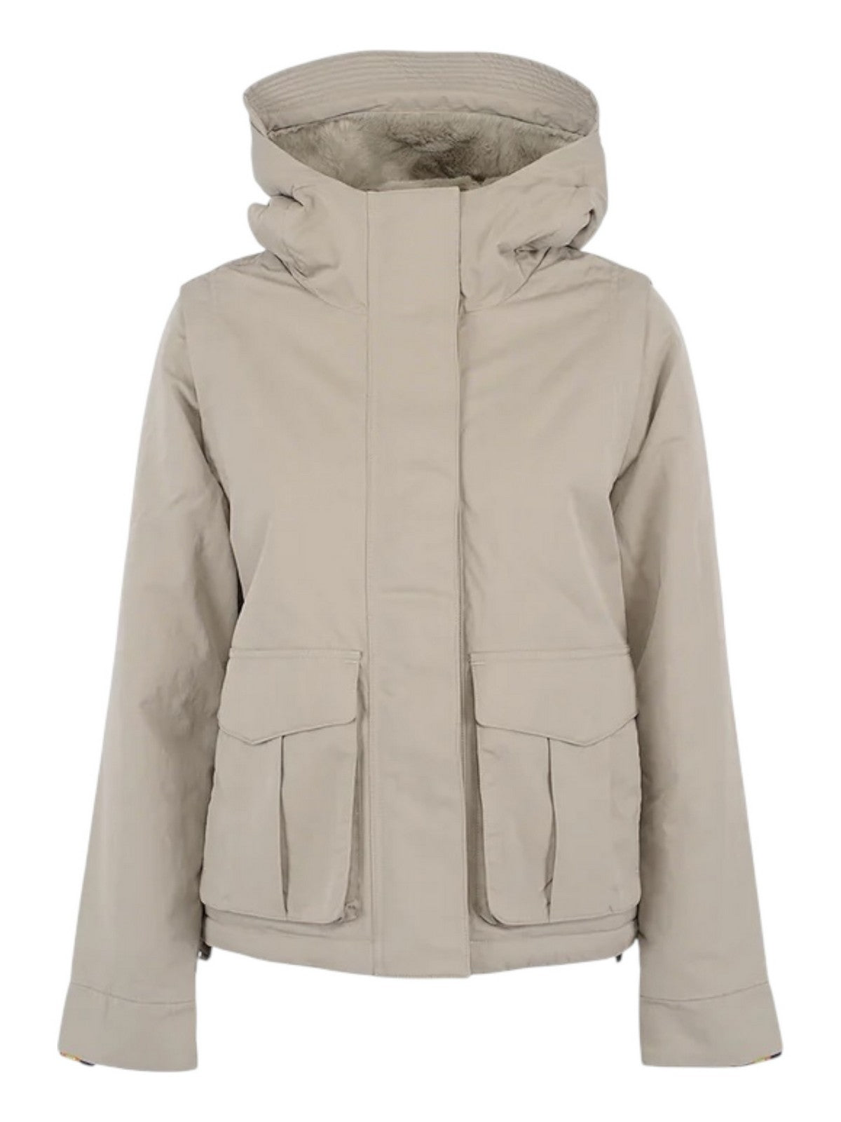 K-WAY Giubbino Donna IDELER COTTON FEEL K7136FW BCH GREEN OAK-GREEN OAK