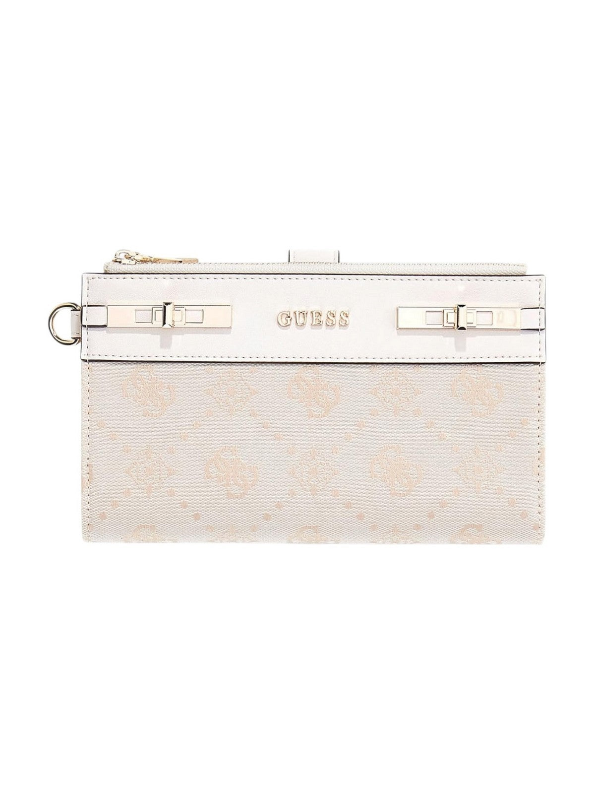 GUESS Portafoglio Donna MELINDA LOGO SLG DBL ZIP ORNZR SWJP99 02157 OFL OFF WHITE LOGO