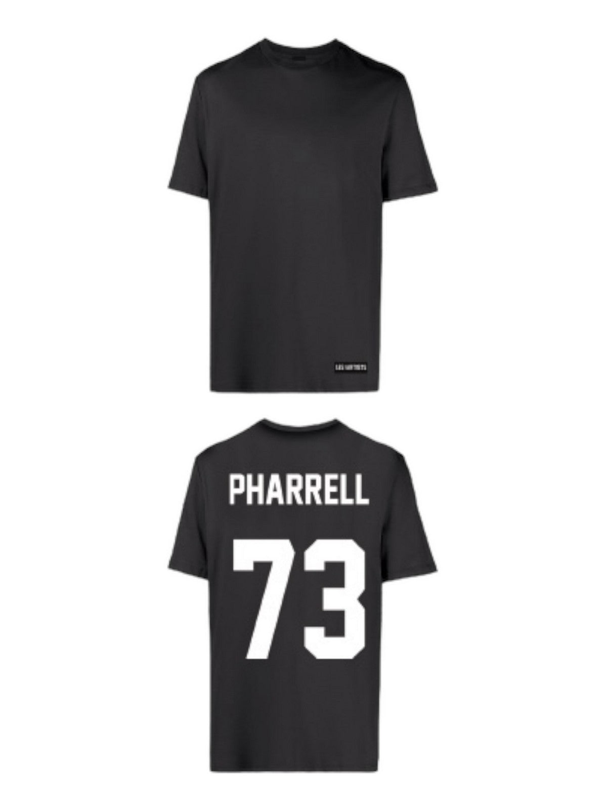 T-shirt Les Artists i męski słup 24sslats577 Czarny