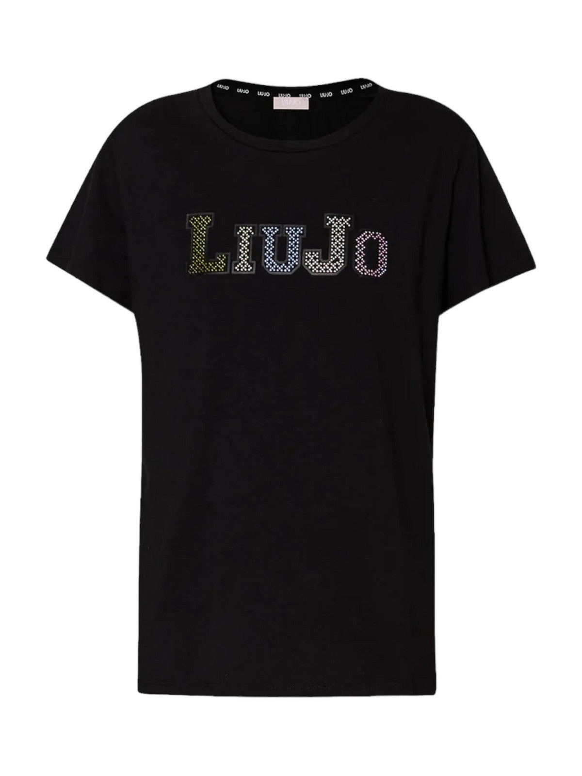 Liu Jo Sport T-shirt and Pole Woman Ta4204JS923 22222 Black