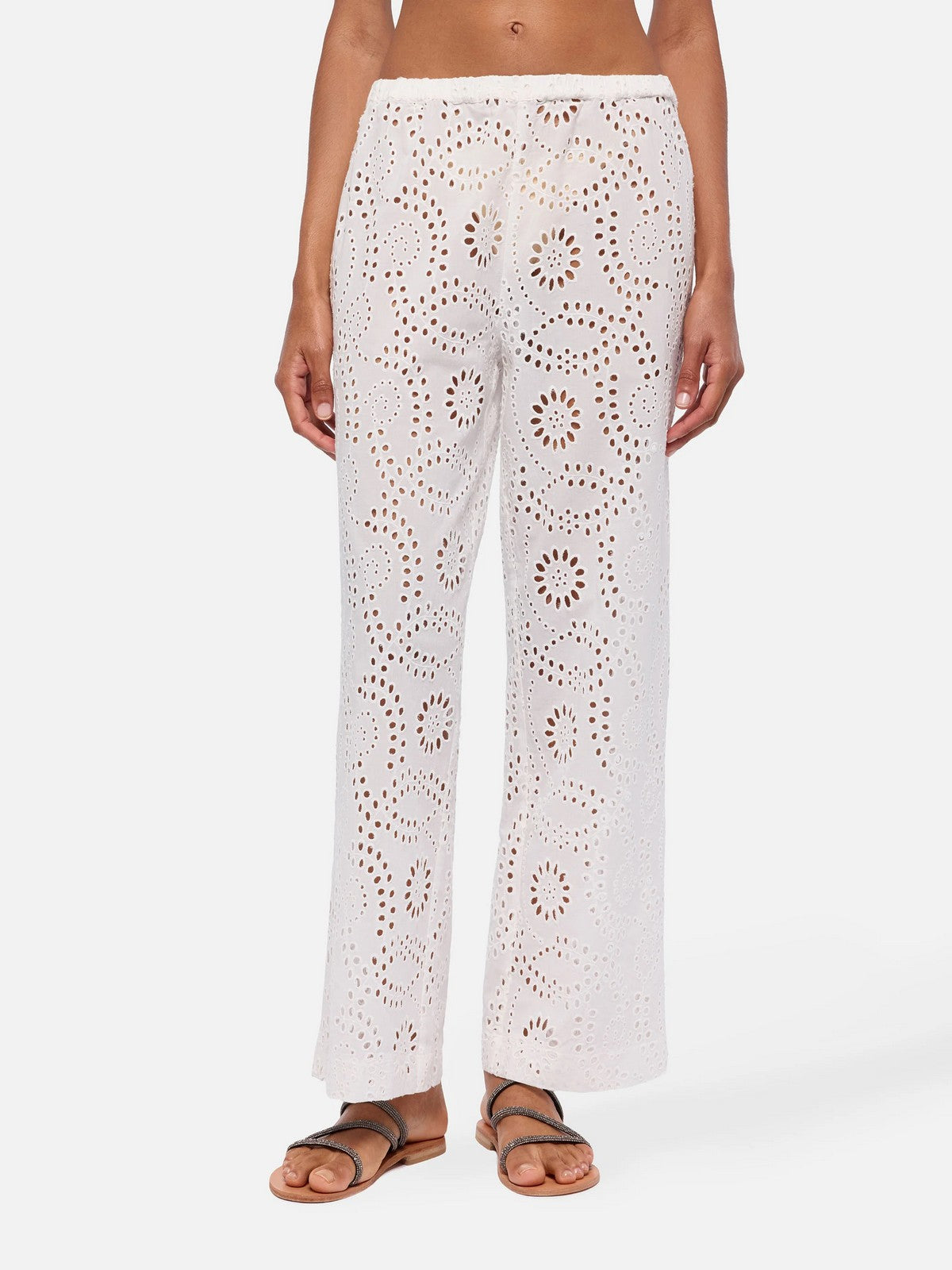 MC2 SAINT BARTH Pantalone Donna  INEZ 01422L SANGALLO FLEUR EMBRY 01