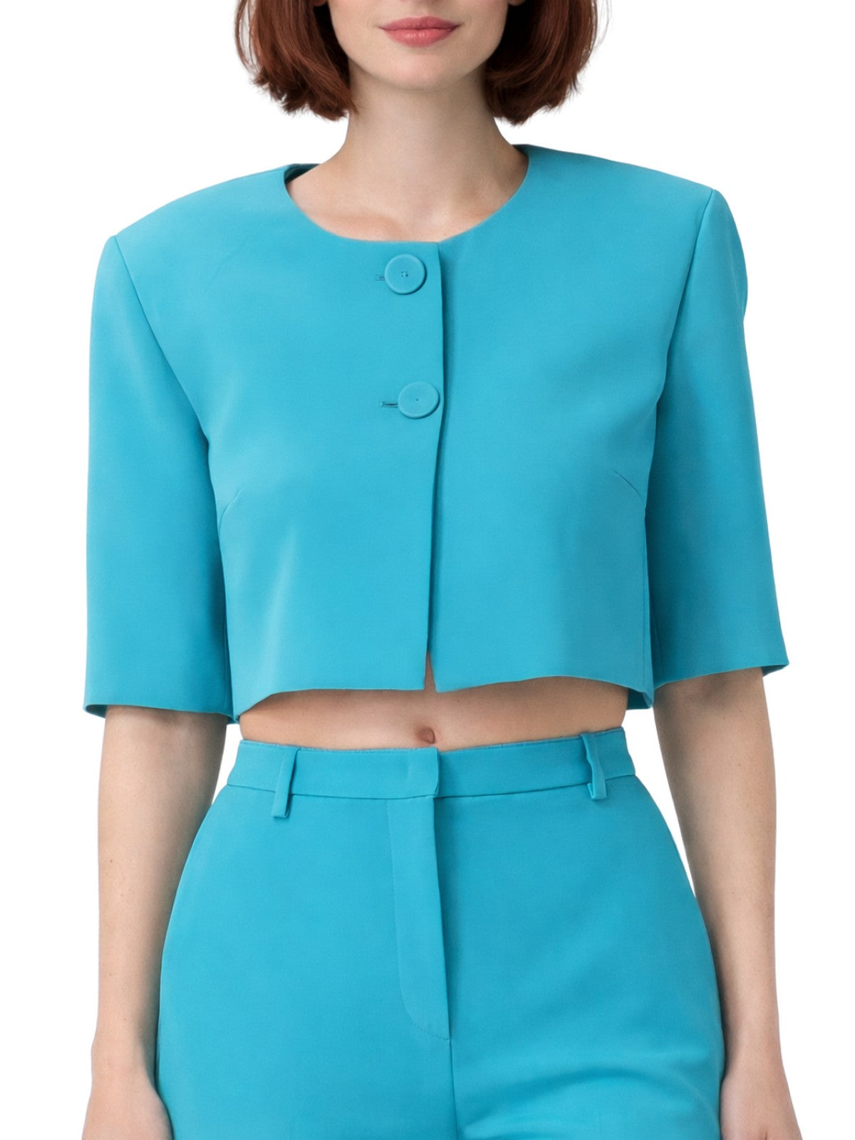 PINKO Giacca Donna PLATANO SPENCER CANVAS TECNICO 106608-A32Z V76 VERDE MATTONELLA gioboutiqueweb