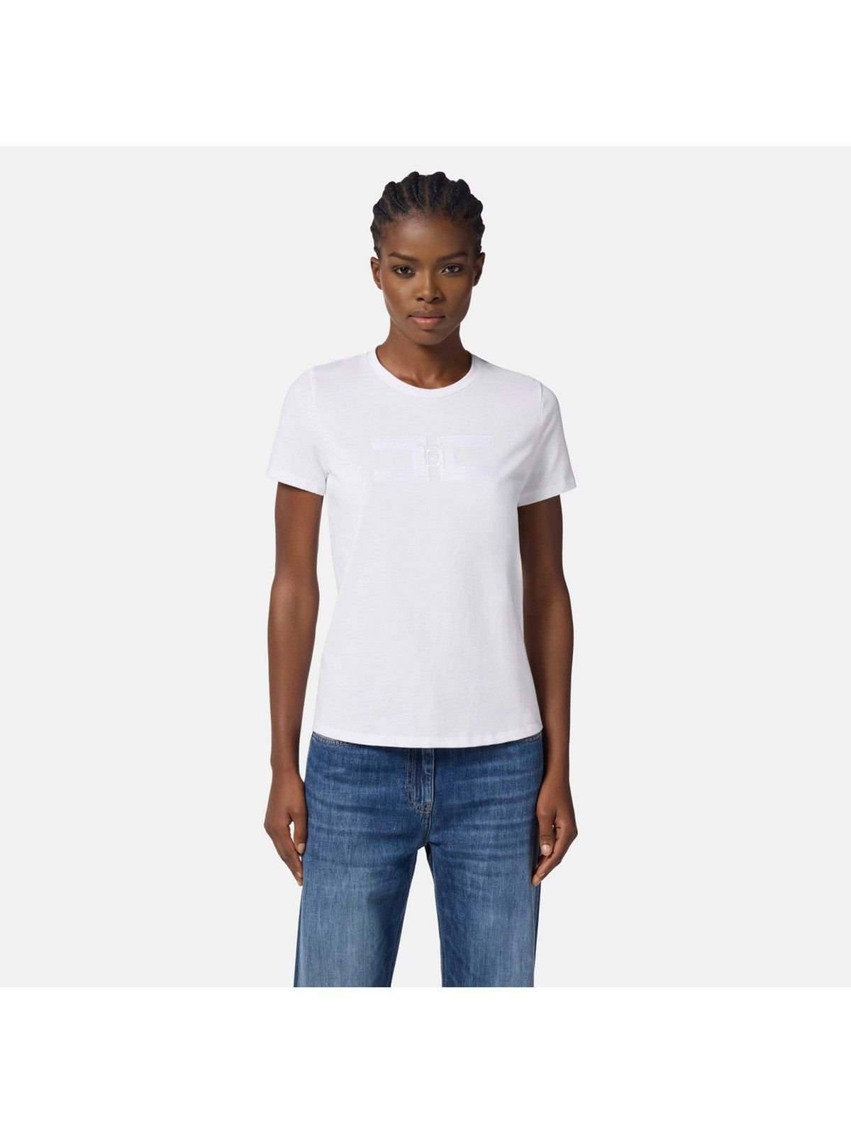ELISABETTA FRANCHI T-shirt Donna  MA00756E2 270 GESSO