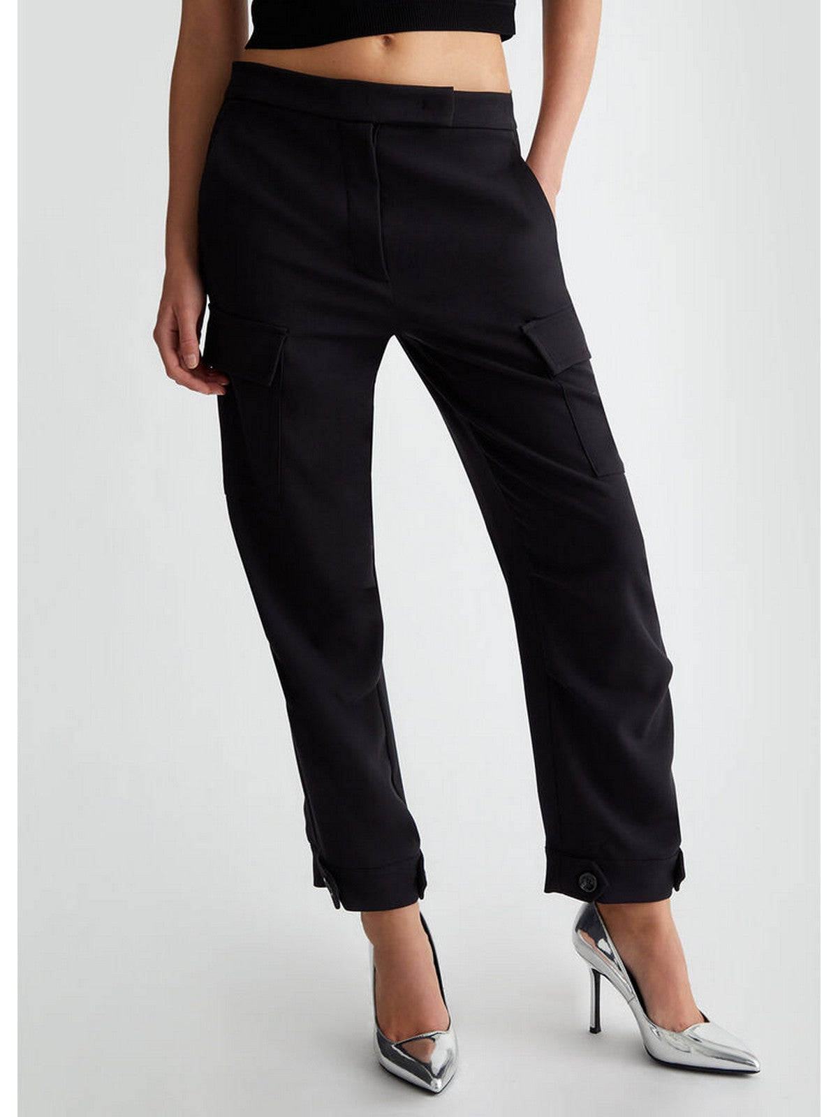 LIU JO BLACK Pantalone Donna  CF4449T2624 22222 Nero gioboutiqueweb