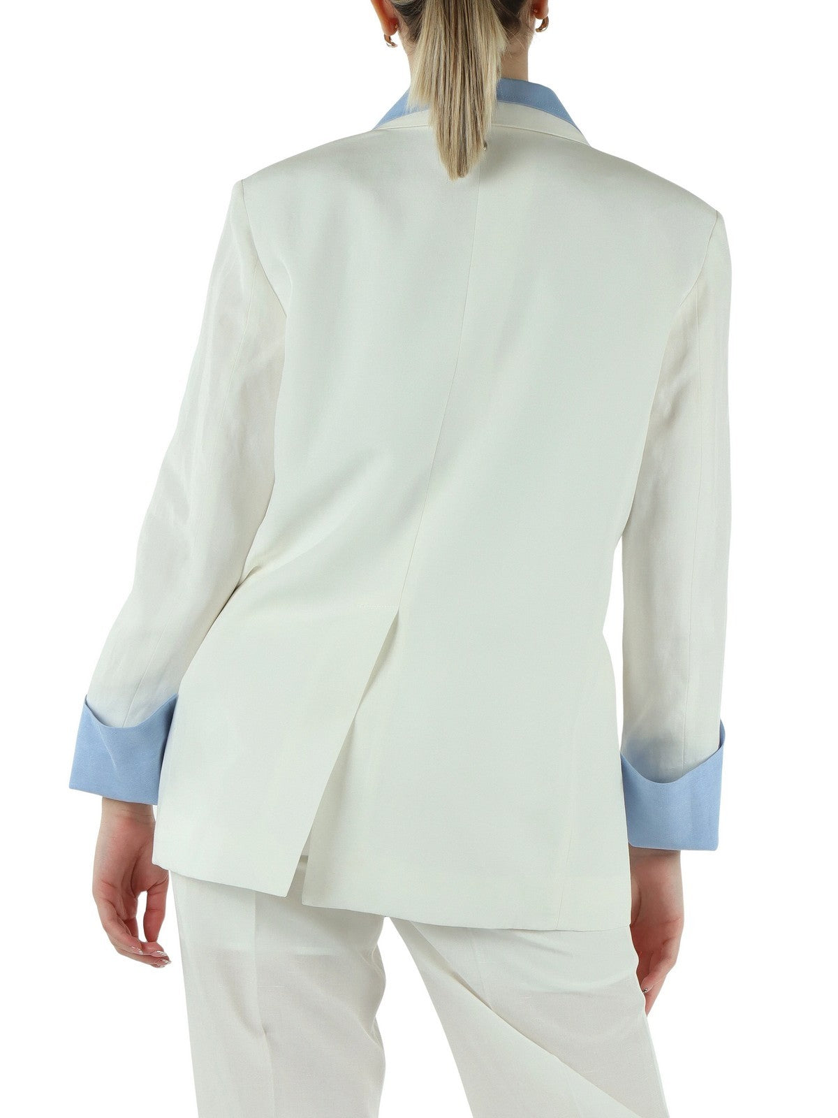 LIU JO WHITE Giacca Donna  WA6436T4818 10701 BIANCO LANA gioboutiqueweb