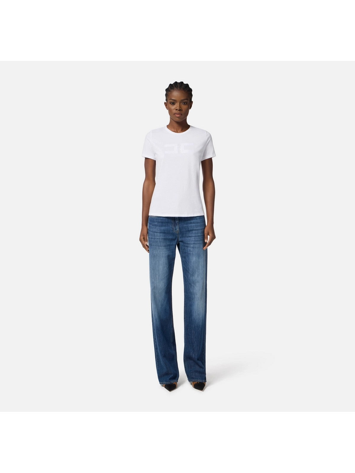ELISABETTA FRANCHI T-shirt Donna  MA00756E2 270 GESSO