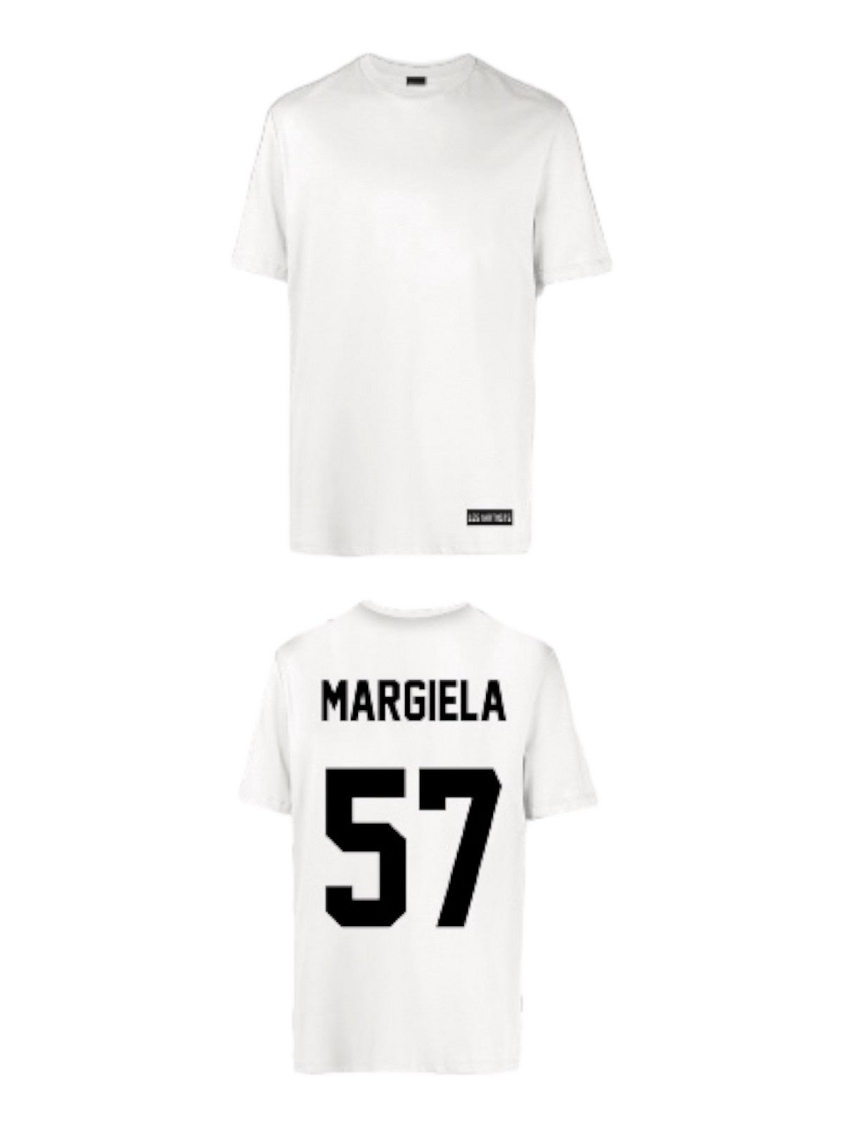 Les Artists T-shirt i męski słup 24sslats583 White