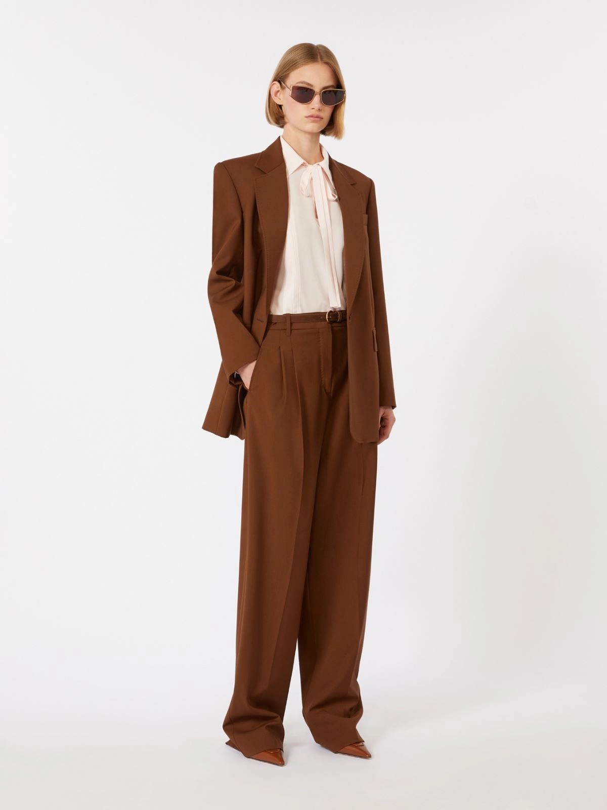 MAX MARA STUDIO Giacca Donna MSTBALCO 2616041051600 003 CIOCCOLATO gioboutiqueweb