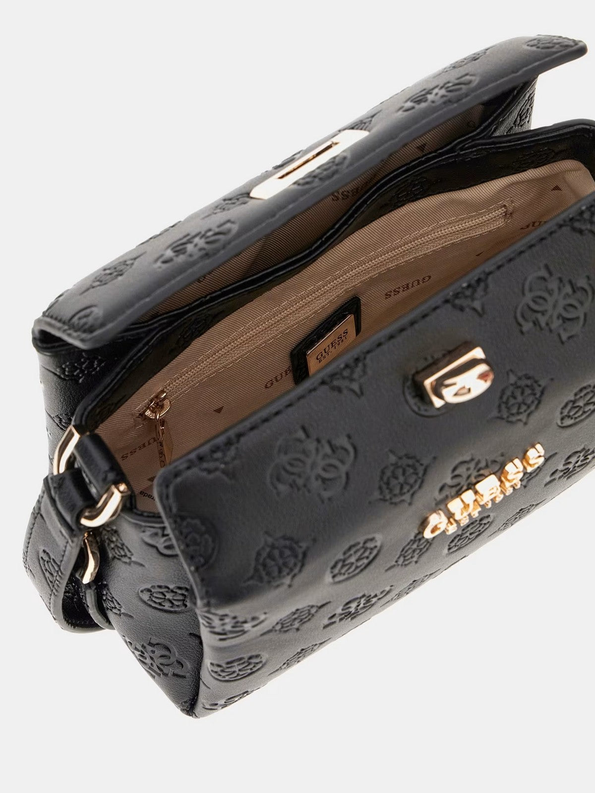 GUESS Borsa Donna PHOEBE MINI CROSSBODY BAG HWPD96 65730 BLO BLACK LOGO