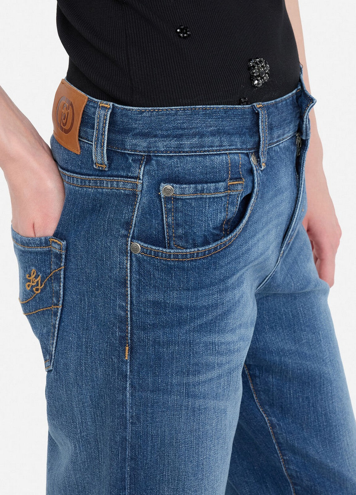 LIU JO BLUE DENIM Jeans Donna  UF5175DS074 78930 Denim blue dk cim.w