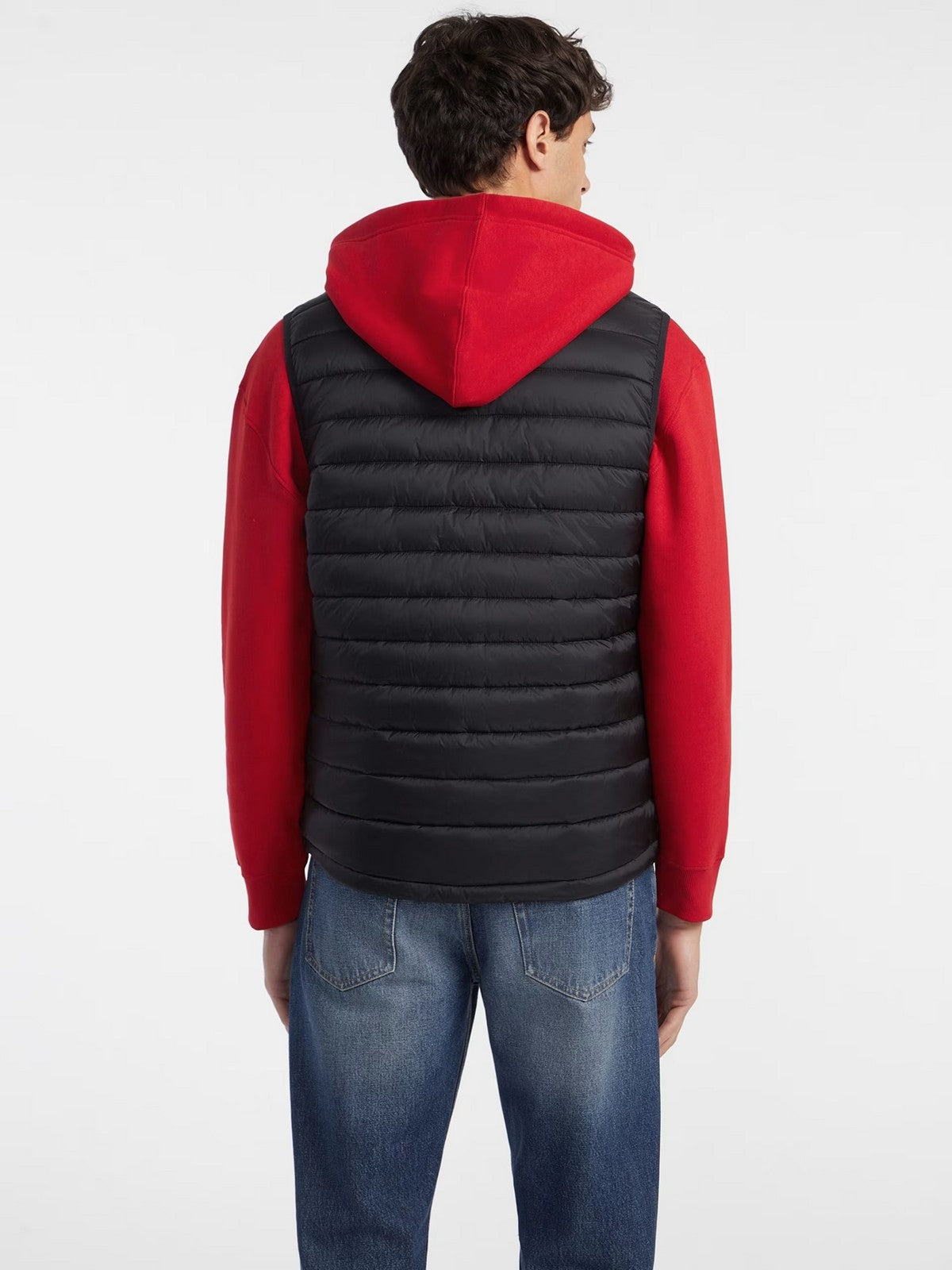 GUESS Gilet Uomo Gj Hooded Puffer Ves M4YN11 WG922 JBLK Nero gioboutiqueweb