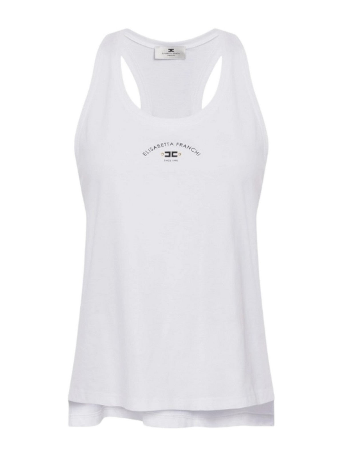 ELISABETTA FRANCHI Top Donna  CN00251E2-270 Bianco gioboutiqueweb