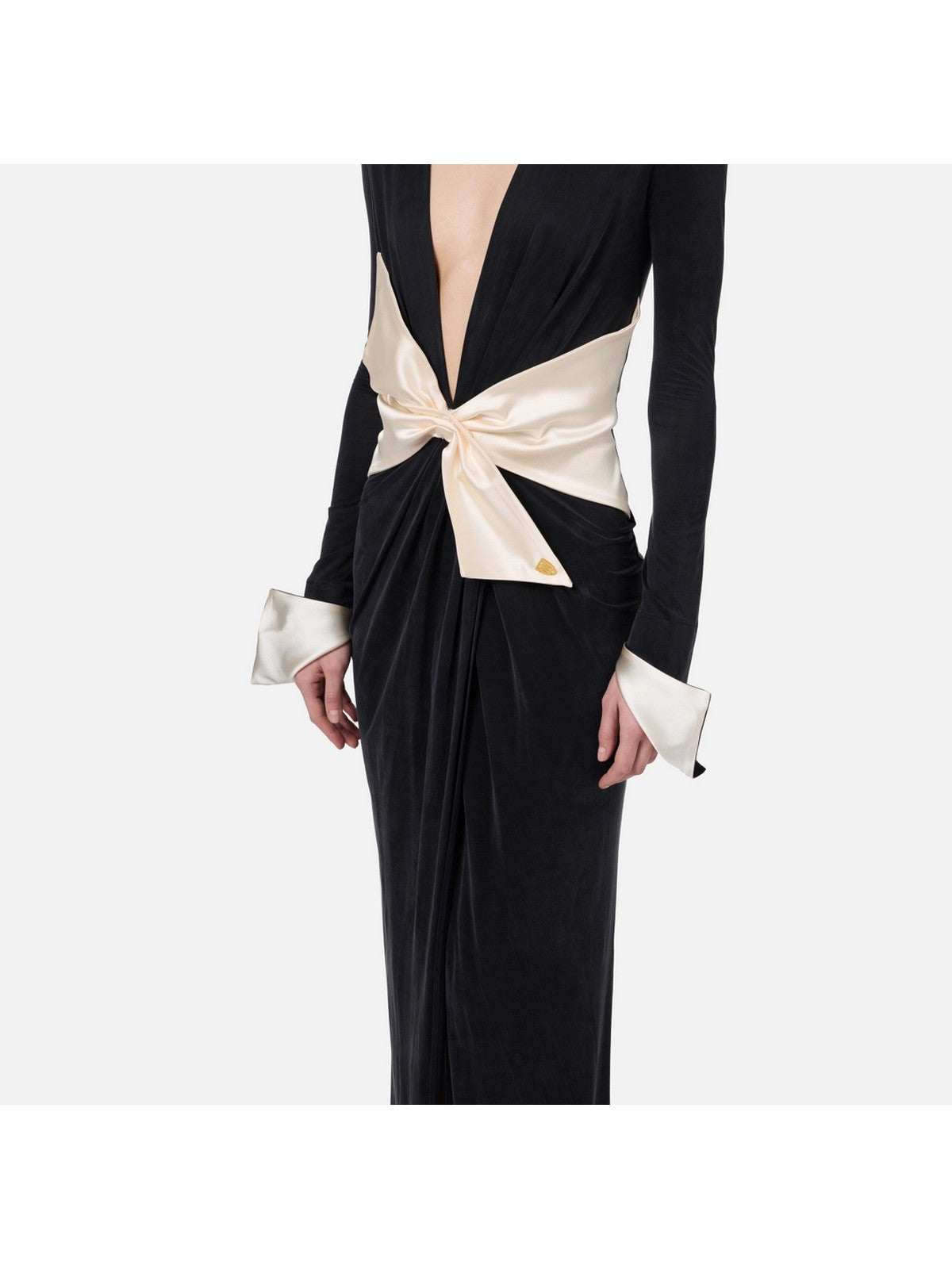 ELISABETTA FRANCHI Abito Donna  AB64446E2 685 Nero gioboutiqueweb