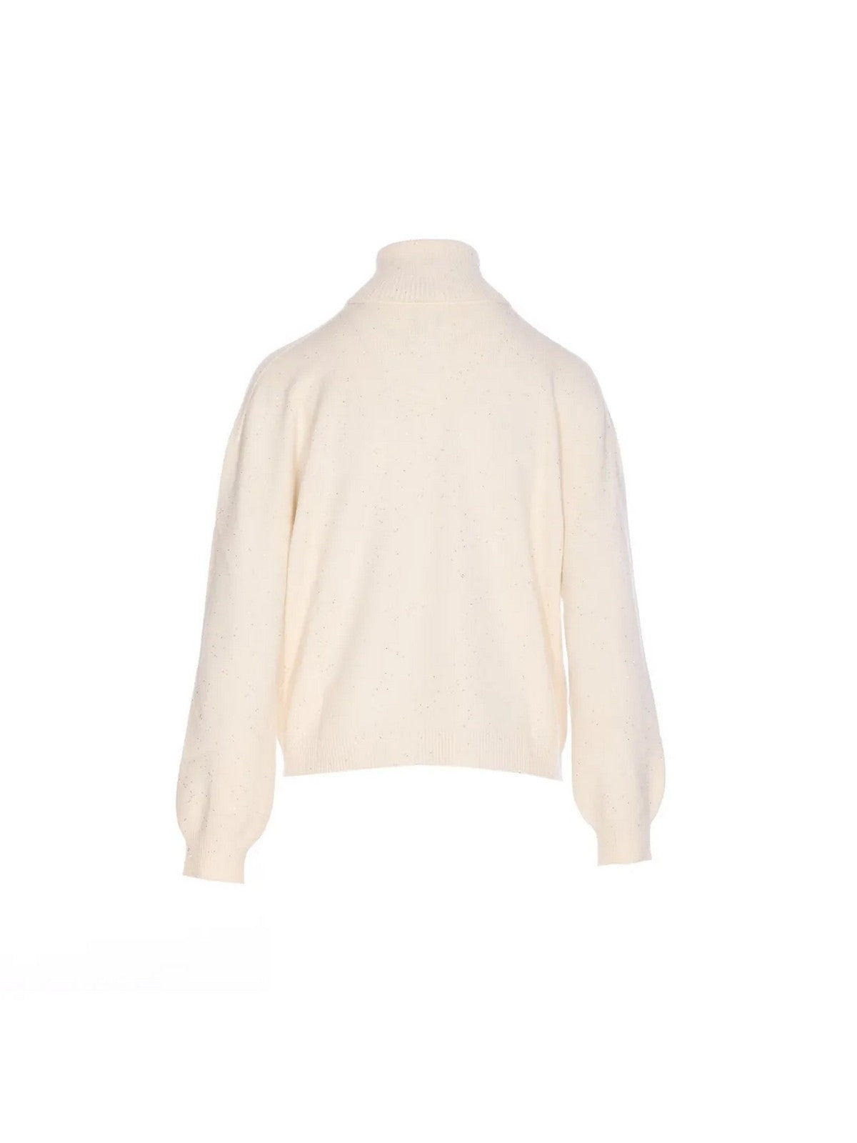 LIU JO WHITE Maglione Donna  MF5234MA27R W9167 Bianco lana met.