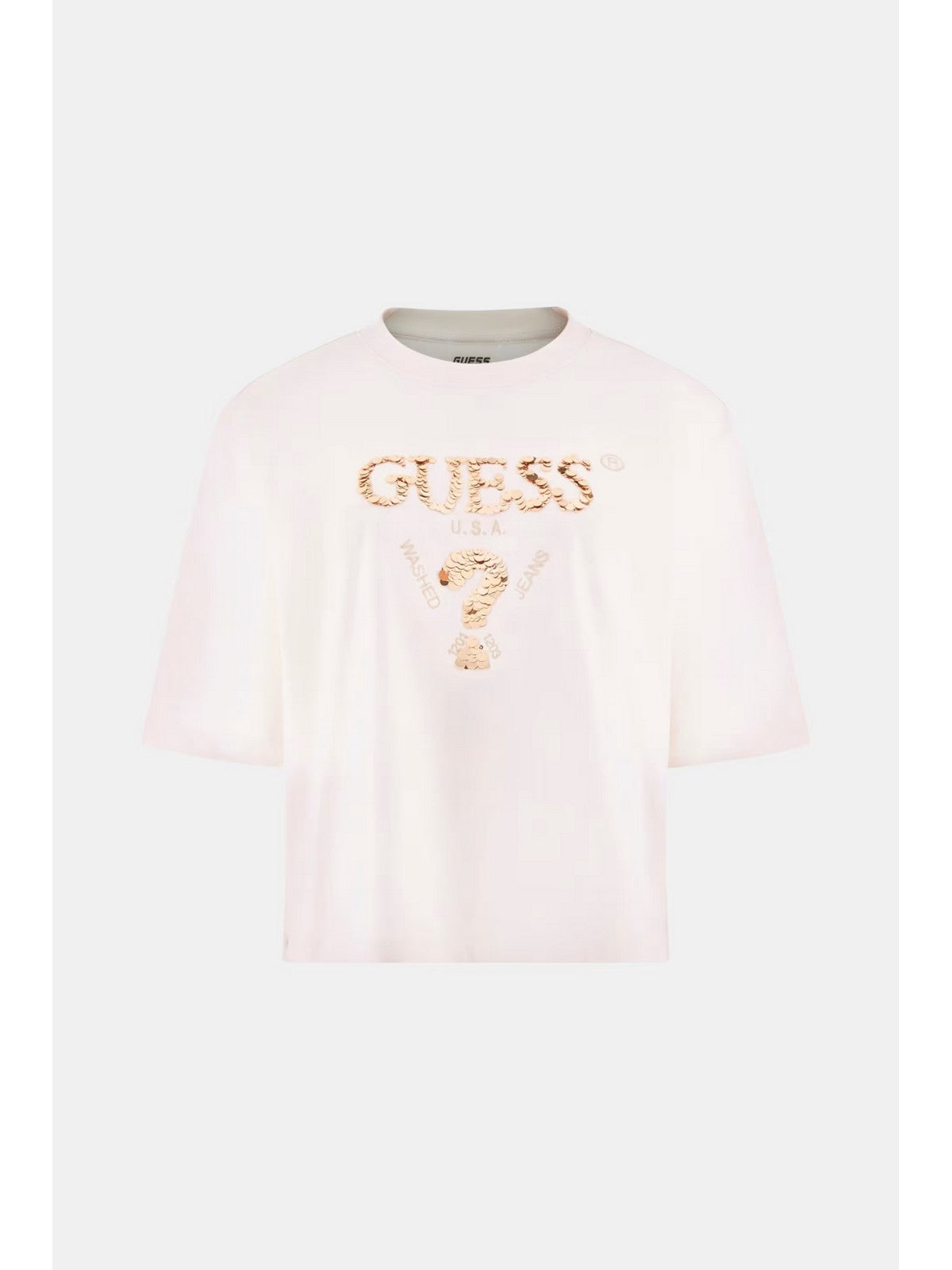 GUESS SPORT T-shirt Donna AURELIE BOXY TEE V4YI06 I3Z14 G6K5 OCEAN SALT gioboutiqueweb