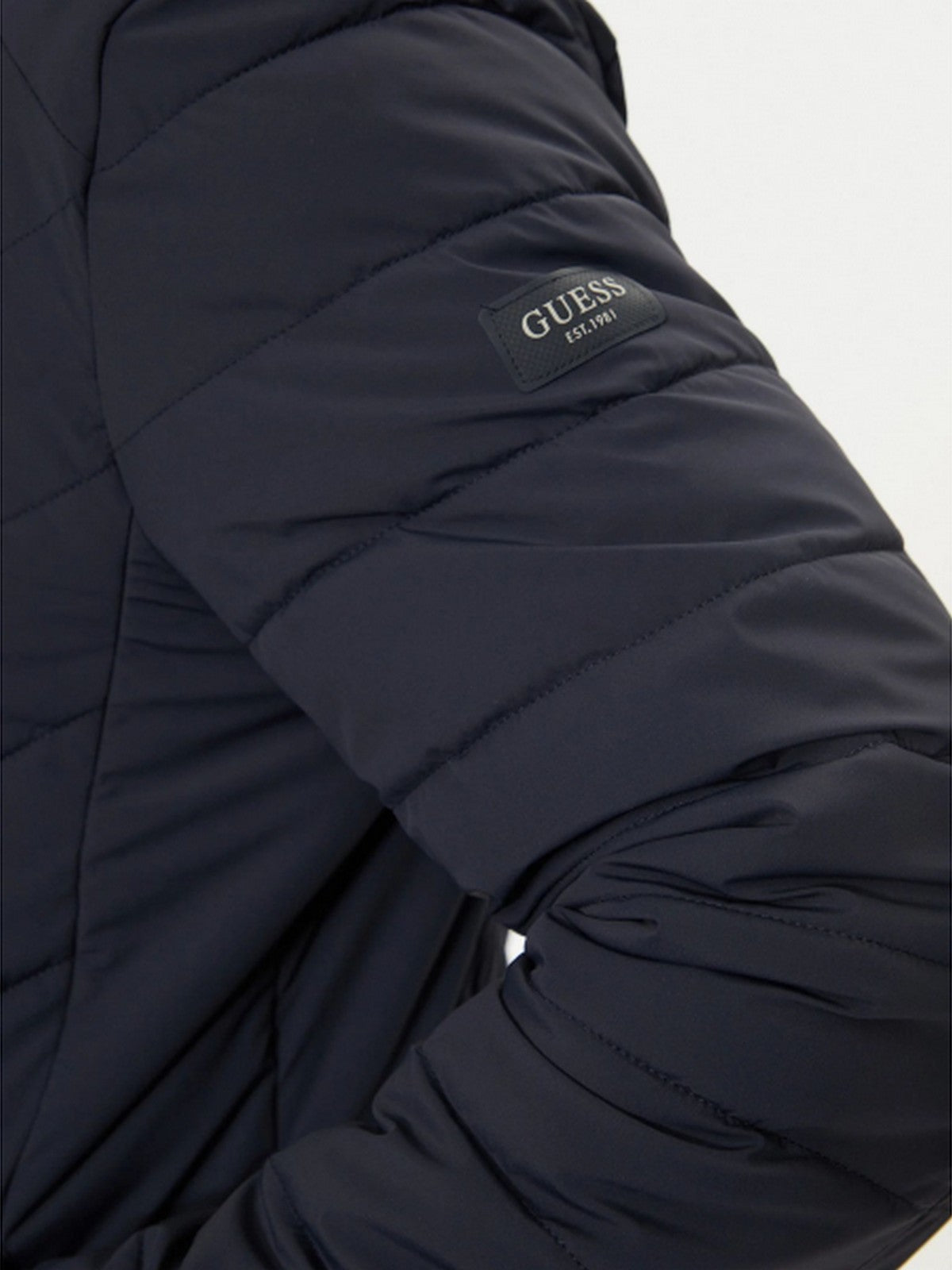 GUESS Piumino Uomo Stretch Nylon Padded M4YL05 WG9O2 G7V2 Blu gioboutiqueweb
