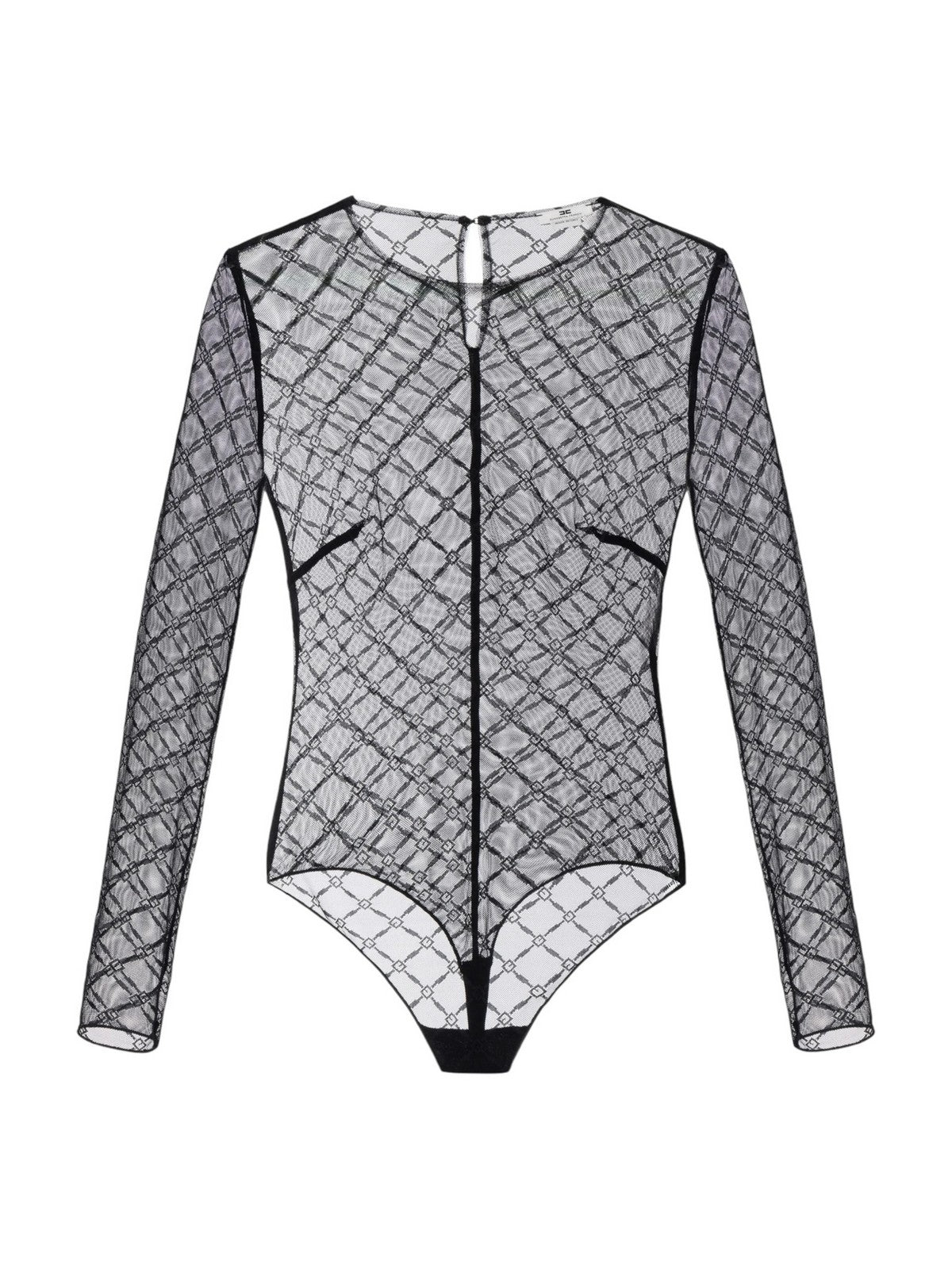 ELISABETTA FRANCHI Body Donna  BO02151E2-110 Nero gioboutiqueweb