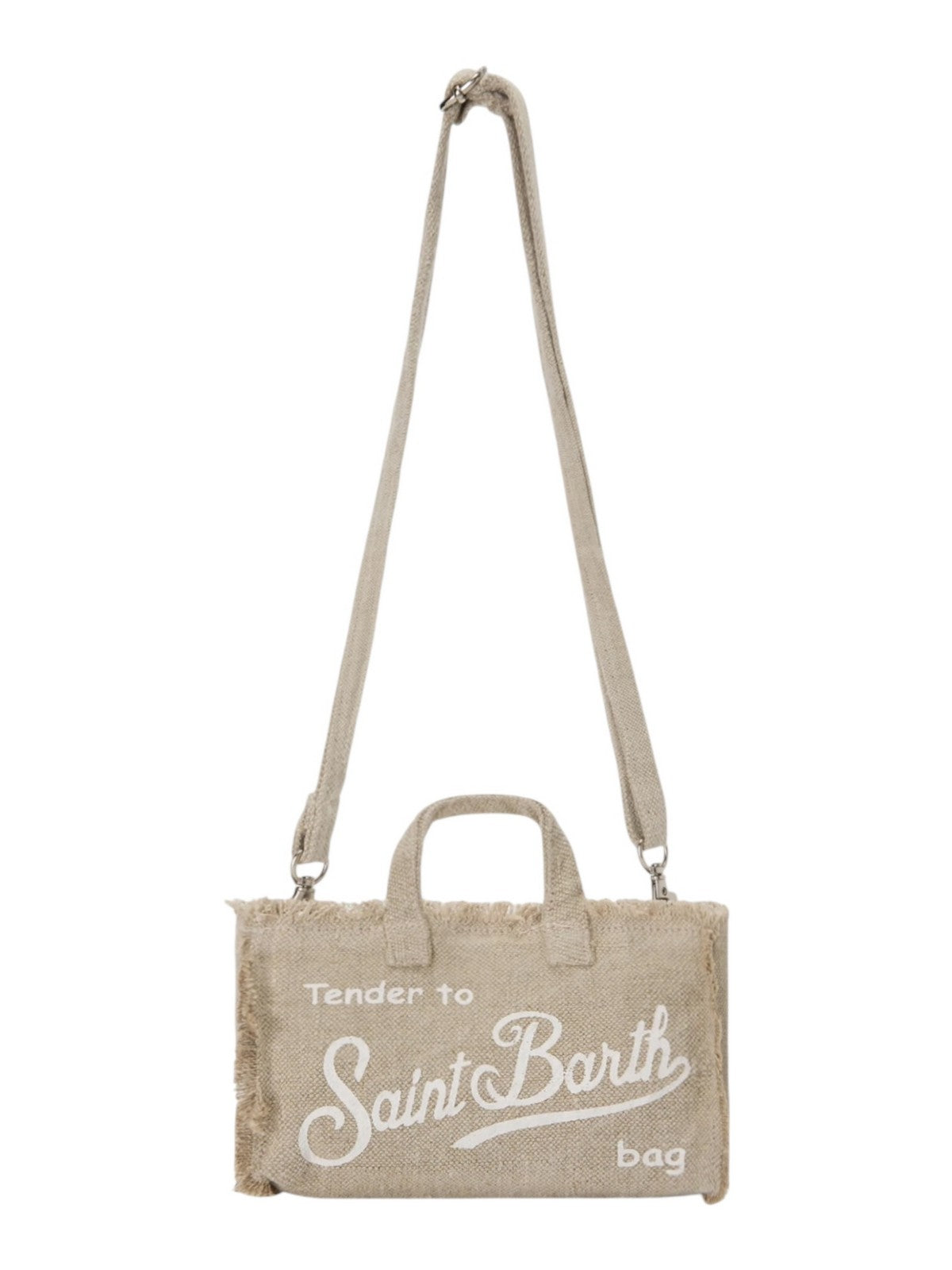MC2 SAINT BARTH Pochette Donna  PHONE BAG LINEN 01139L LINEN 11 BEIGE gioboutiqueweb