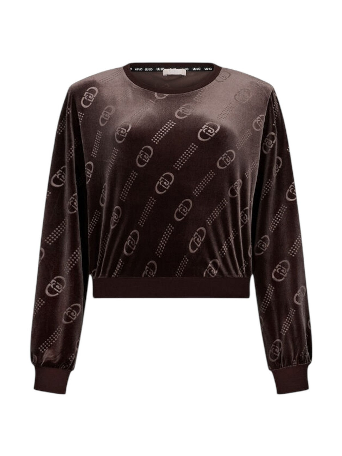 LIU JO SPORT Felpa Donna  TF5109J4955 M9768 Cioccolato LiuJo