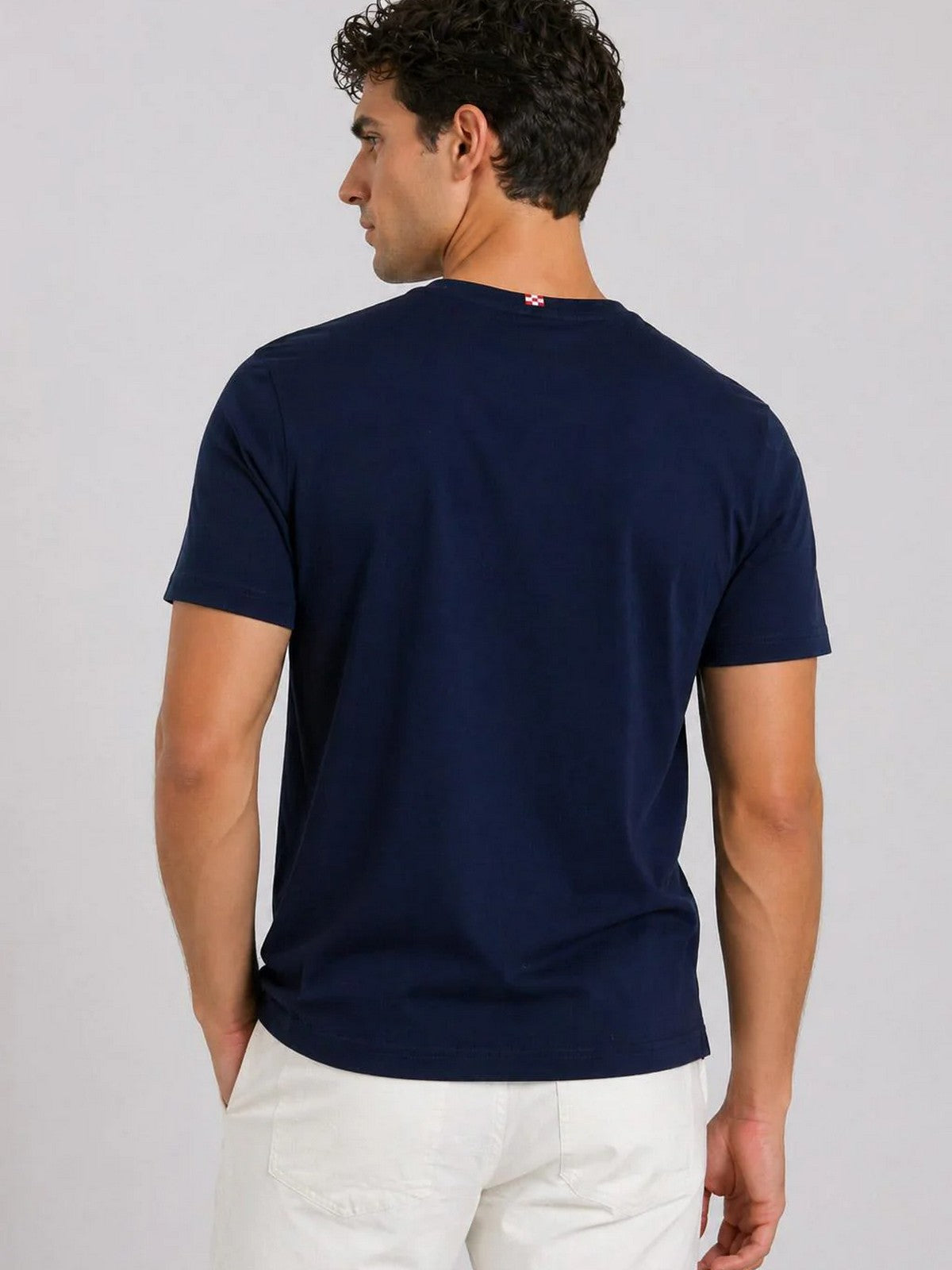 MC2 SAINT BARTH T-shirt Uomo  BLANCHE 02098L 61 PINCHY MULTI STRIPES 30