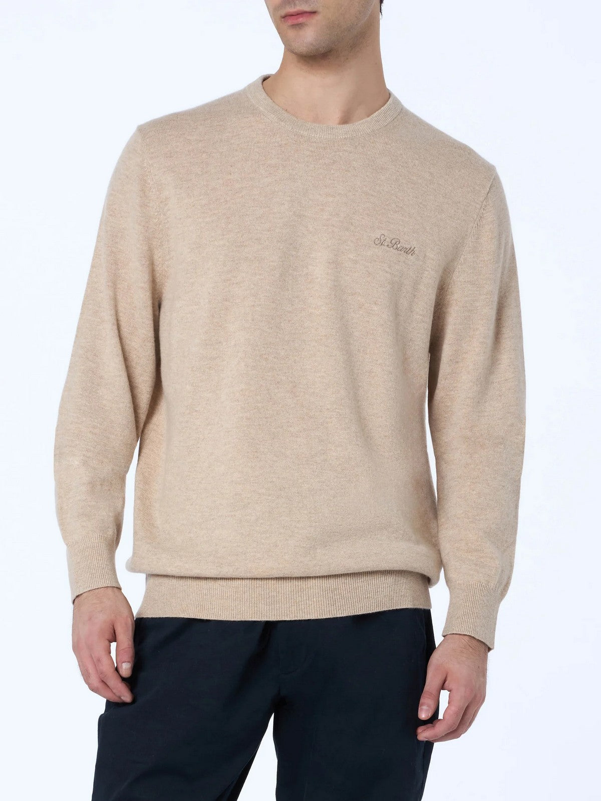 MC2 SAINT BARTH Maglione Uomo REGENT REGENT 00045G Beige gioboutiqueweb