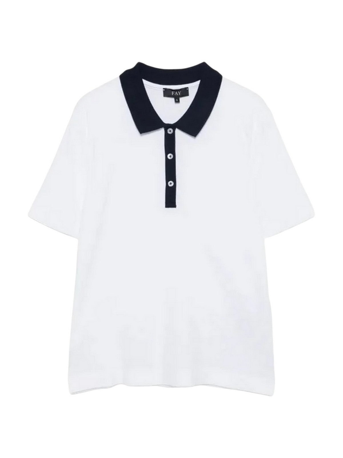 FAY Polo Donna  NPWB252650STDWB001 Bianco gioboutiqueweb