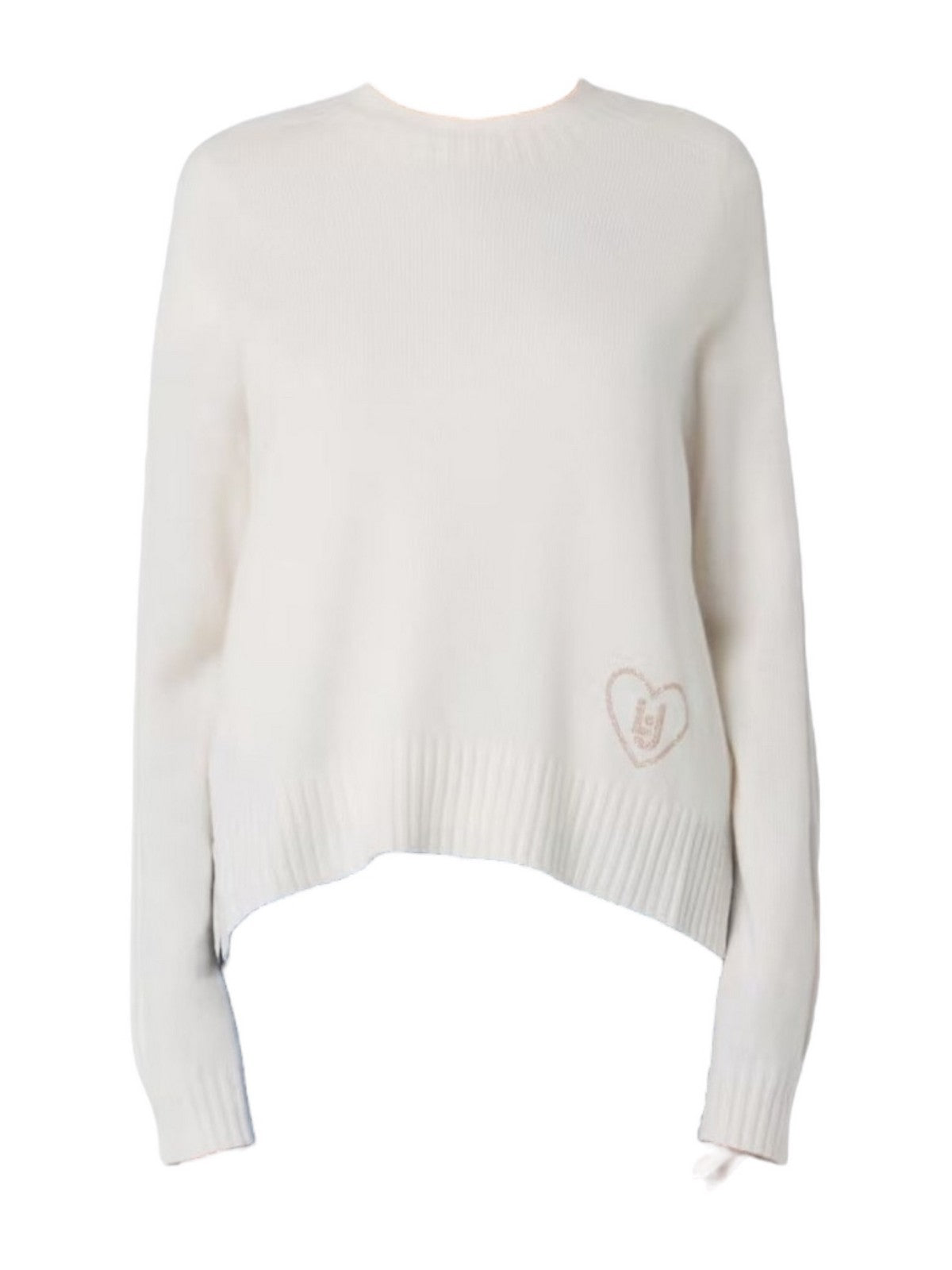 LIU JO WHITE Maglione Donna  MF5444MS76L 10701 BIANCO LANA