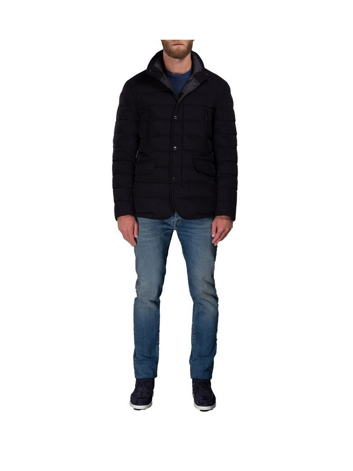 MOORER Giubbino Uomo CRAIG-KN MOUGI100159 U0402 Blu gioboutiqueweb