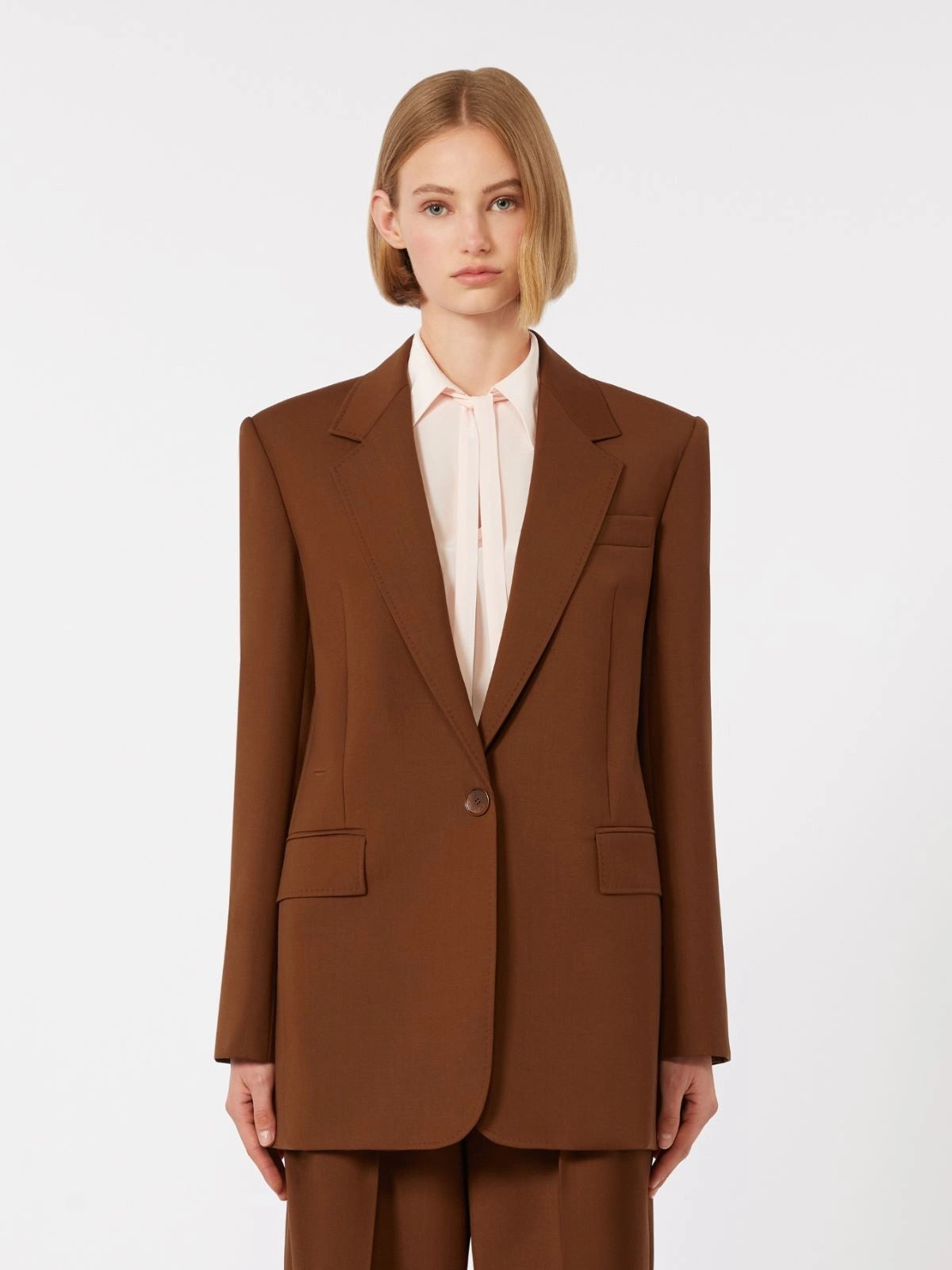 MAX MARA STUDIO Giacca Donna MSTBALCO 2616041051600 003 CIOCCOLATO gioboutiqueweb