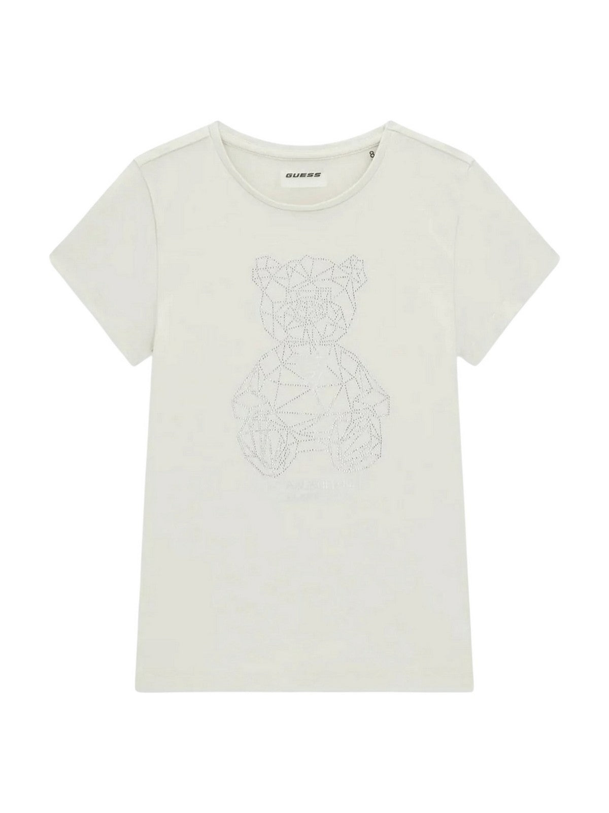 GUESS SPORT T-shirt Donna ROMY SS CN T-SHIRT V6GI12 K3325 G056 WHITE PEAKS